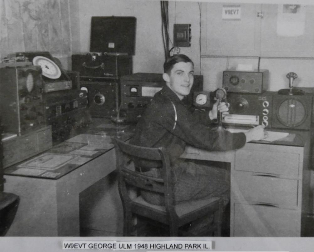 W9EVT on the air, operating a…