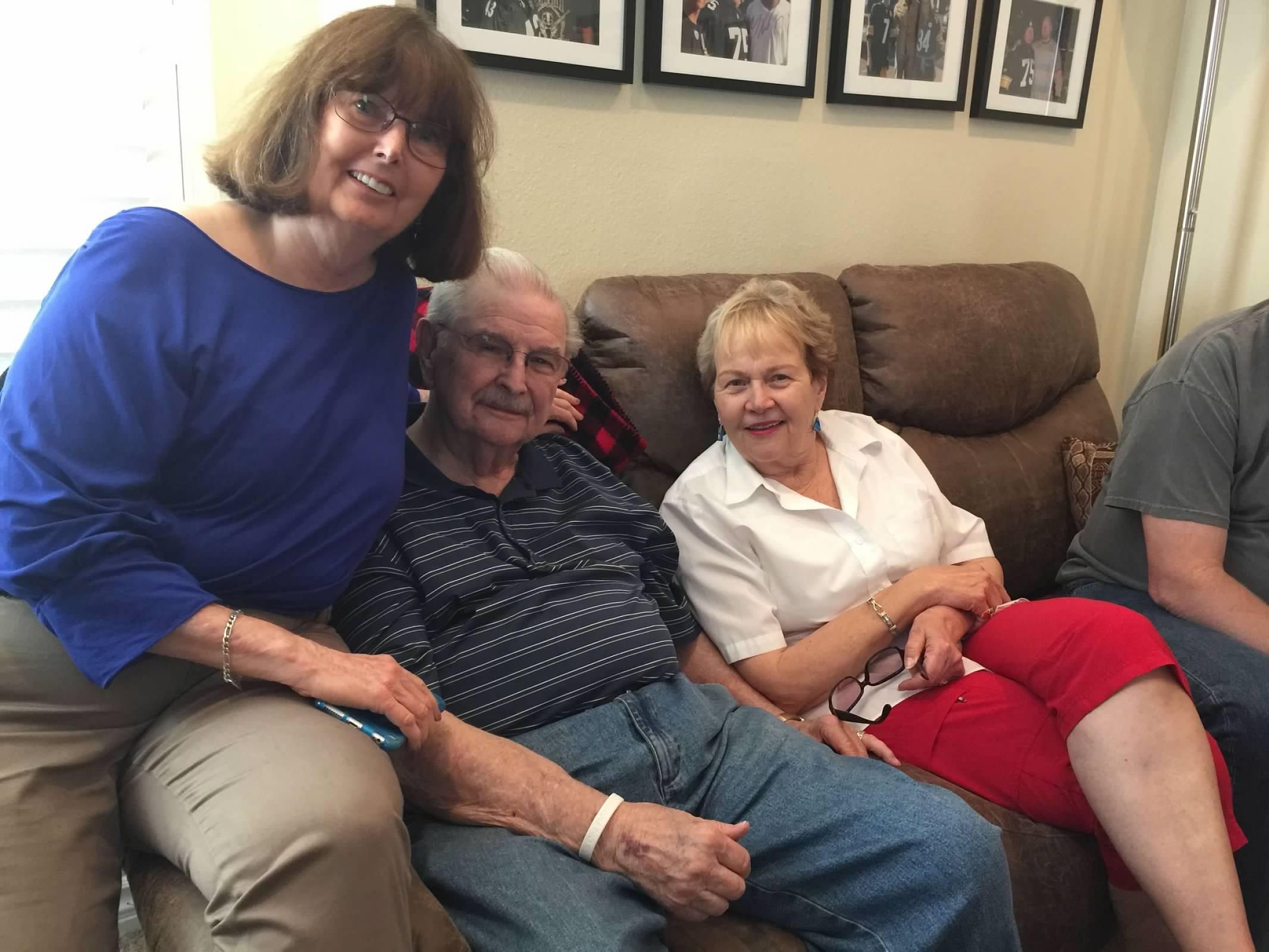 With Jim & Carol