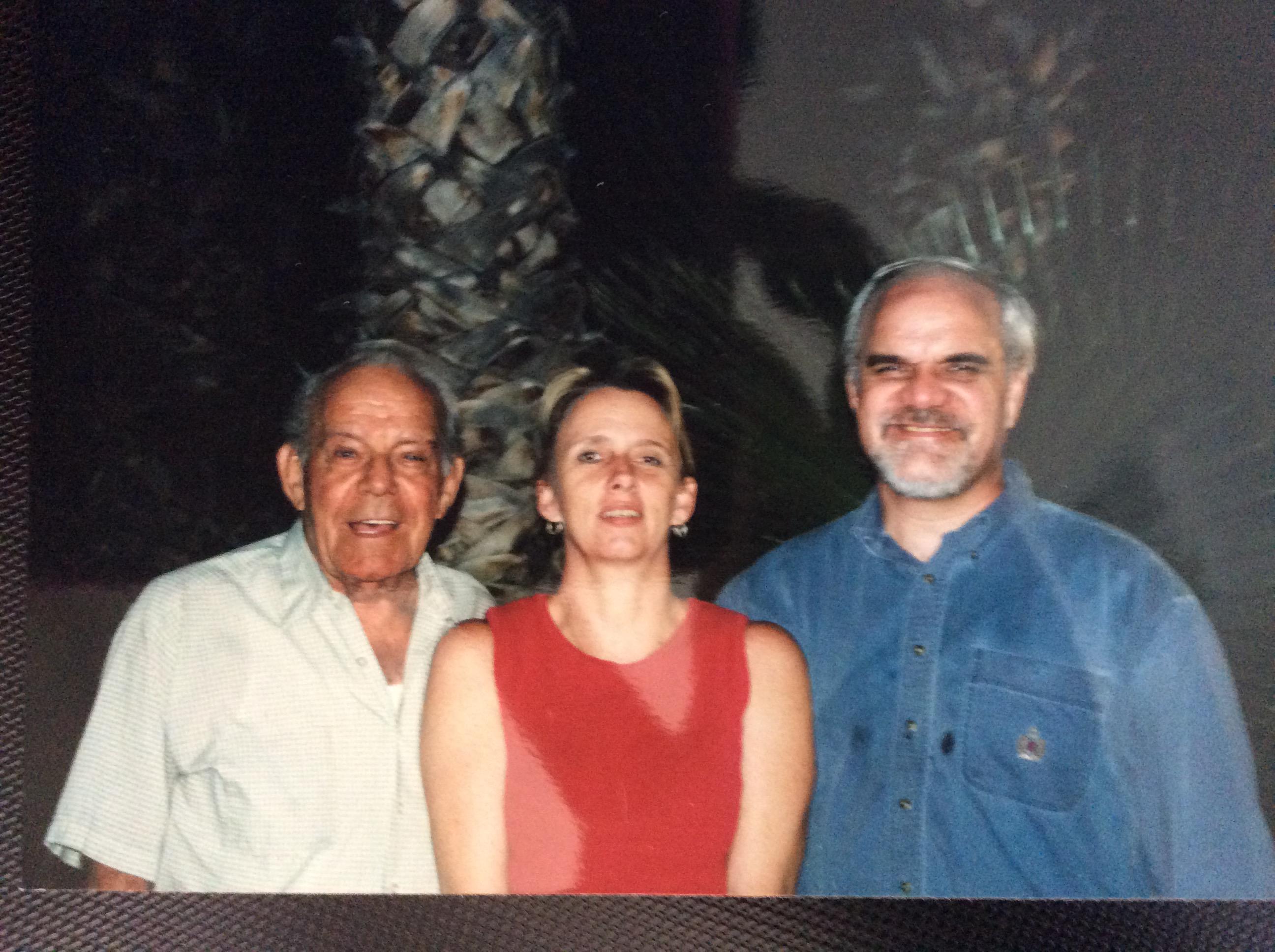 Dad with Kathy and Dennis on …
