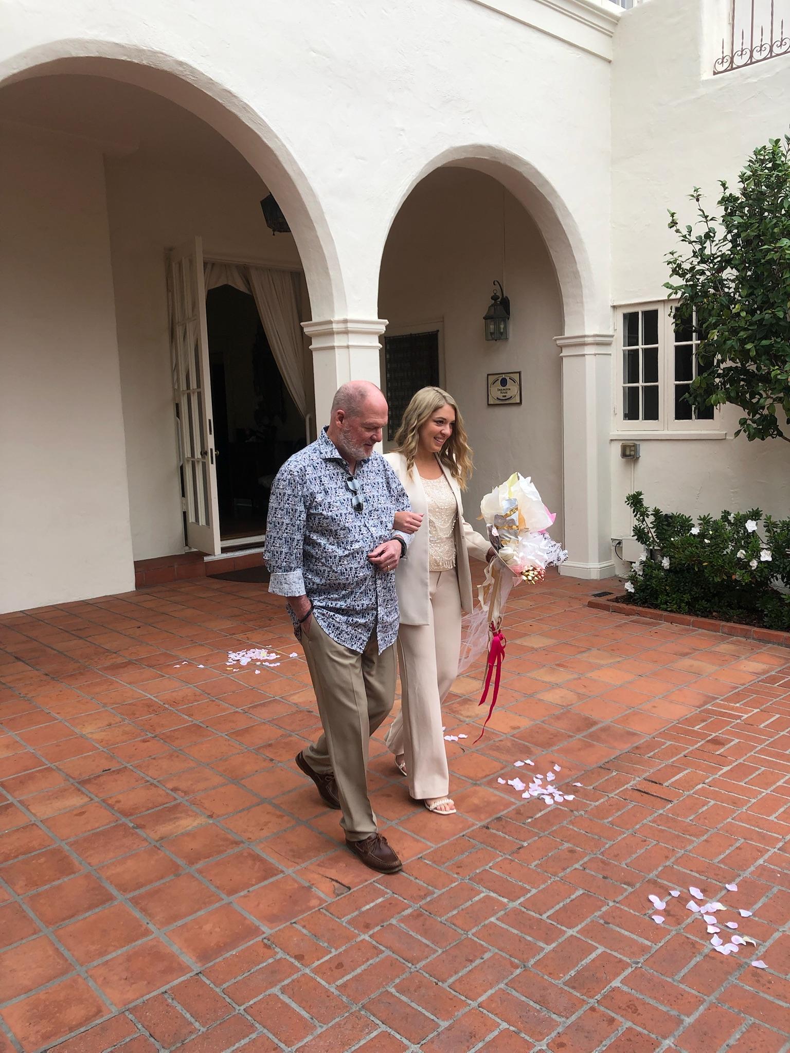 Rehearsal for Kathryn and Joh…