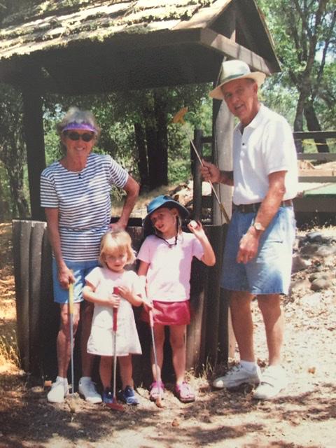 With grand daughters during R…