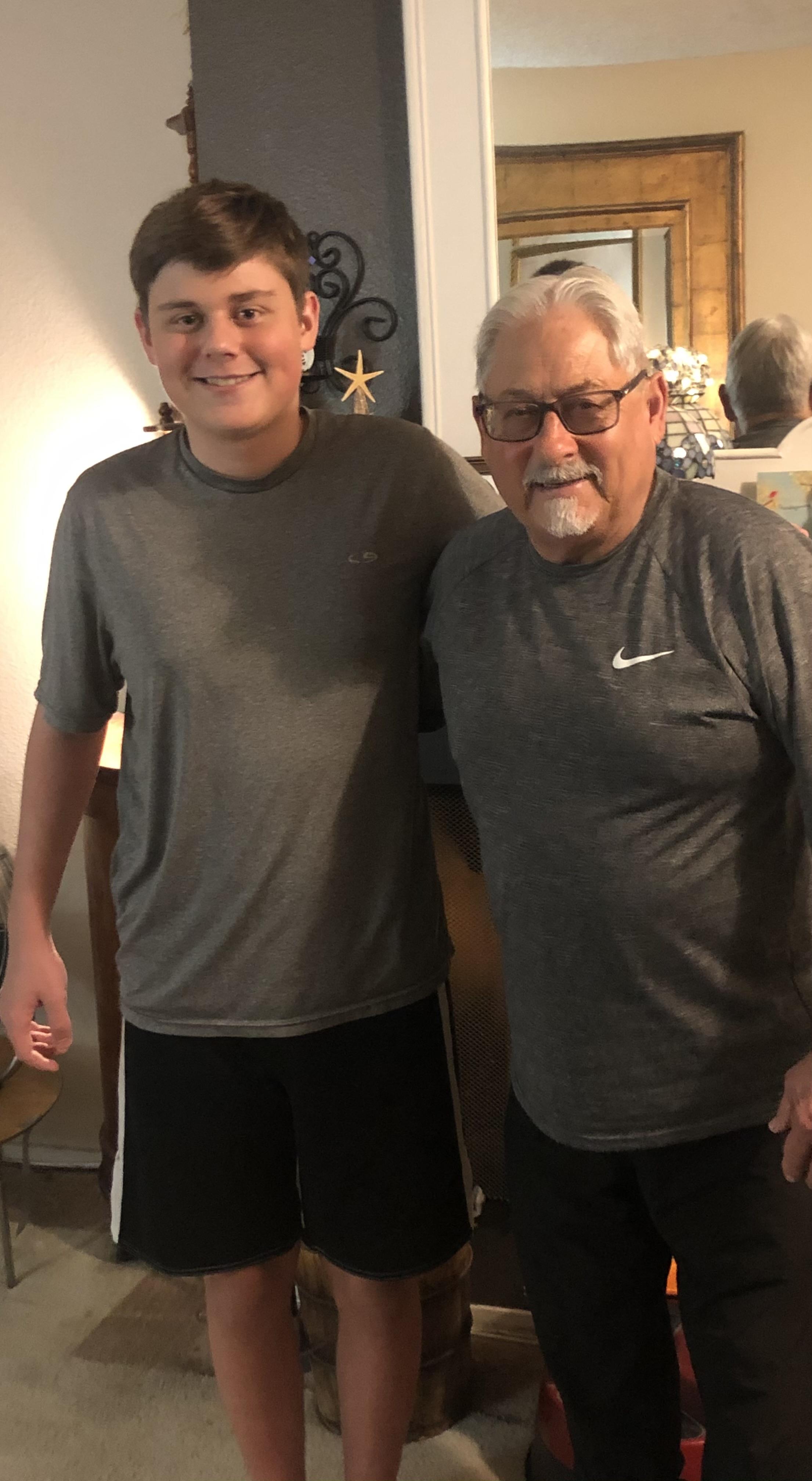 Papa Visiting Our House!