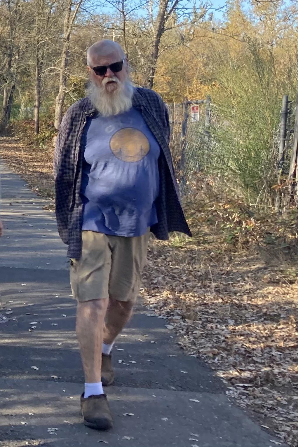 Ron sporting his “Covid beard…