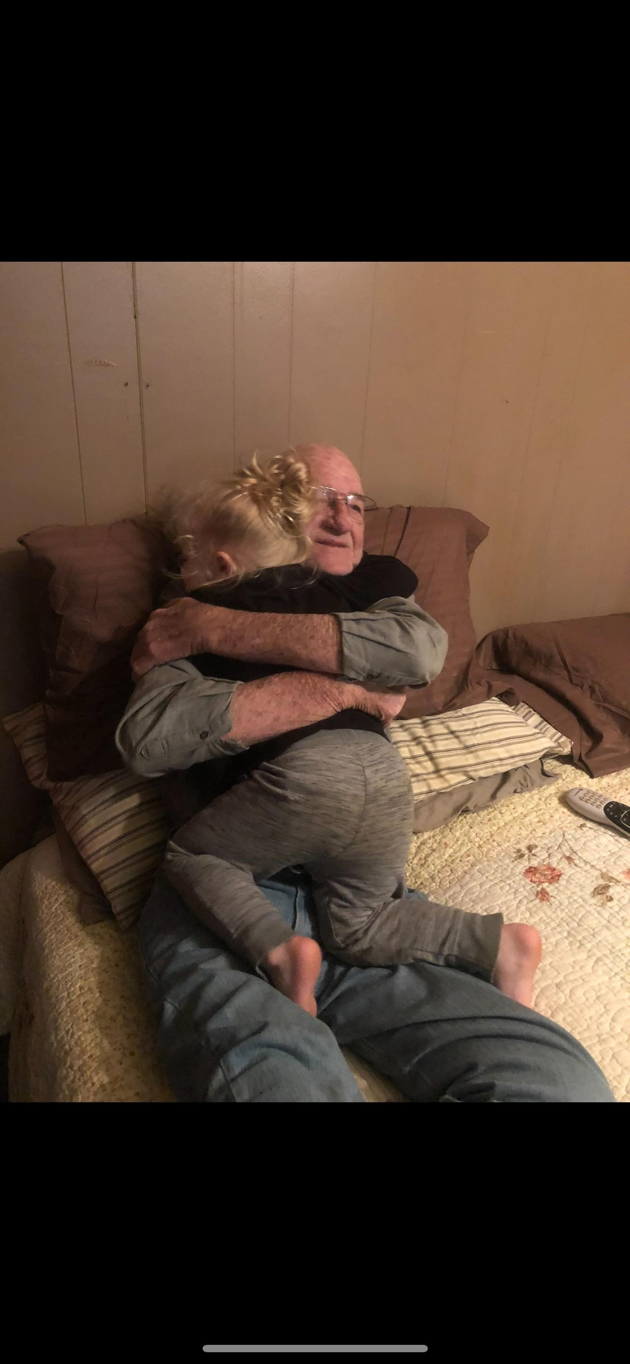 The best hugs a kid could ask…