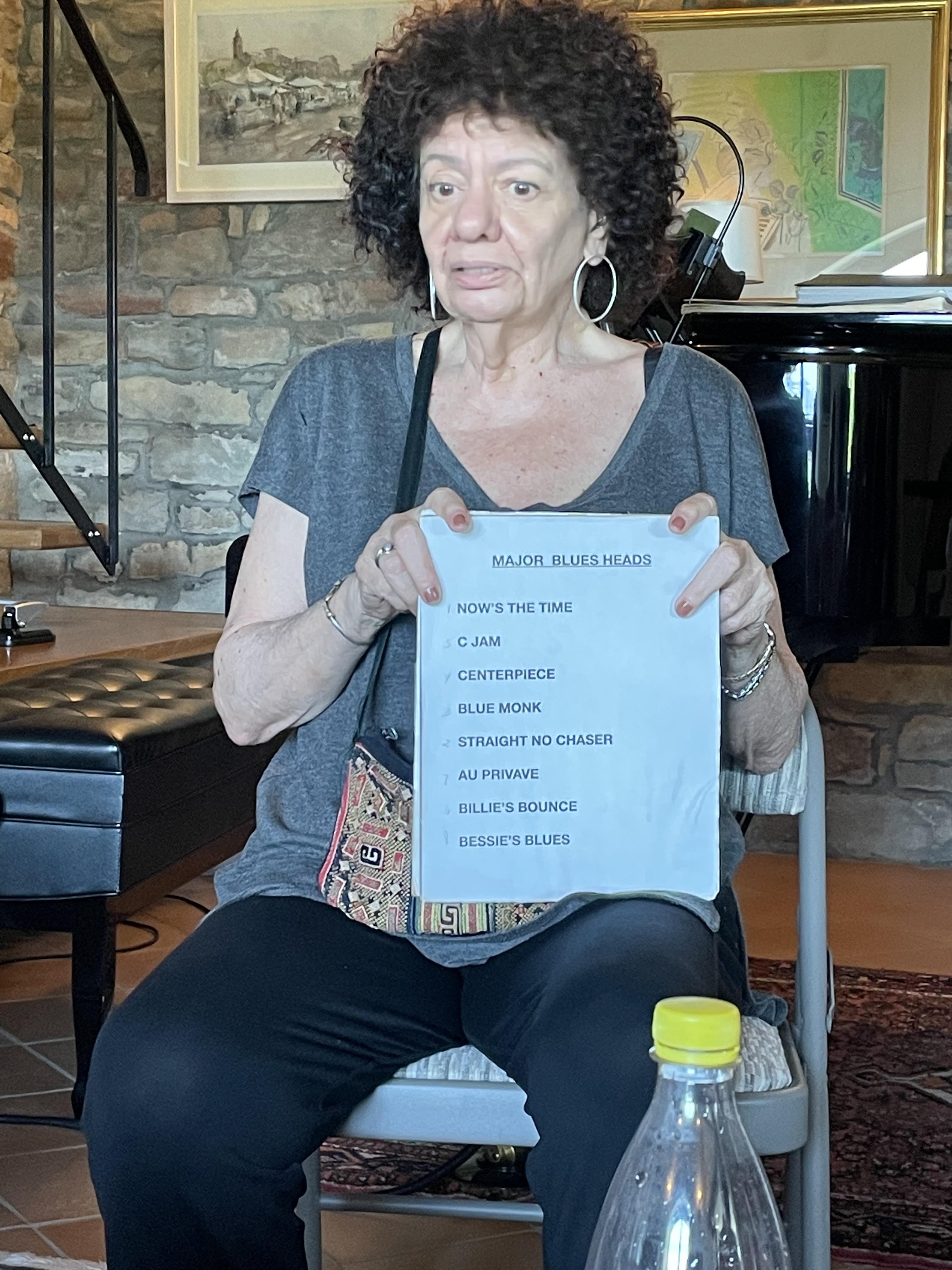 Showing her infamous list!