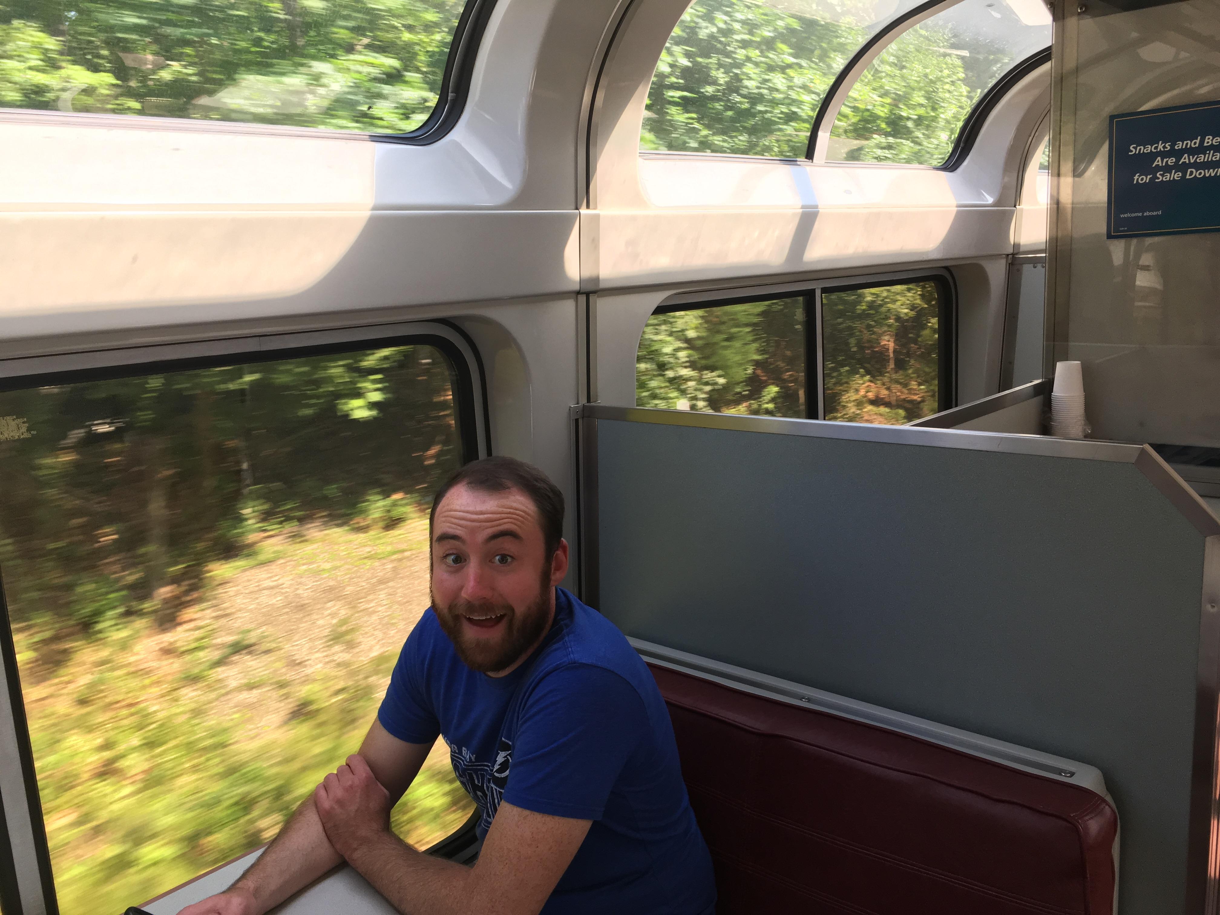 Taking the Amtrak from Virgin…
