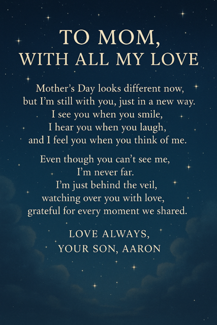 Happy Mother's Day, Mom!
