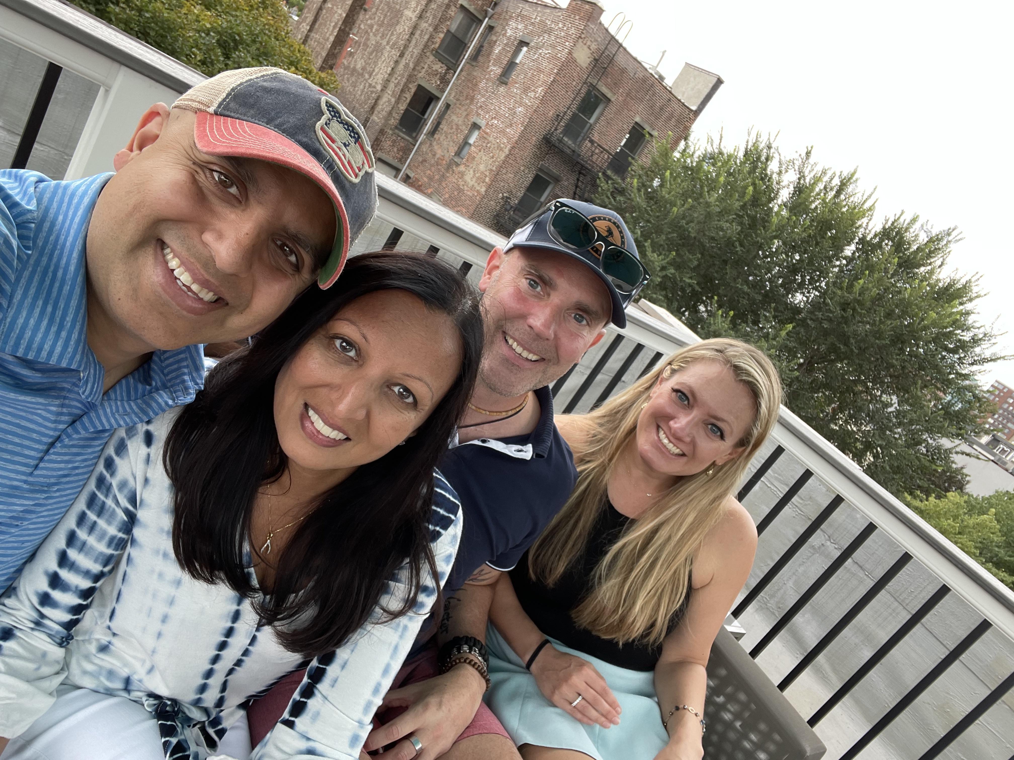 Evening on our rooftop with g…