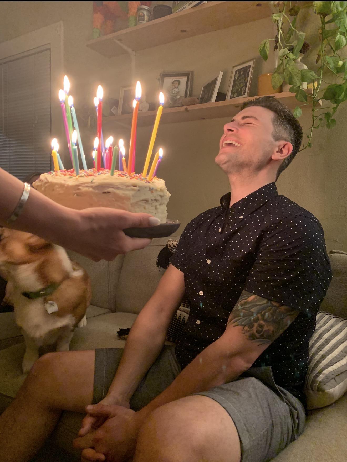 Bren on his 33rd birthday. Mi…
