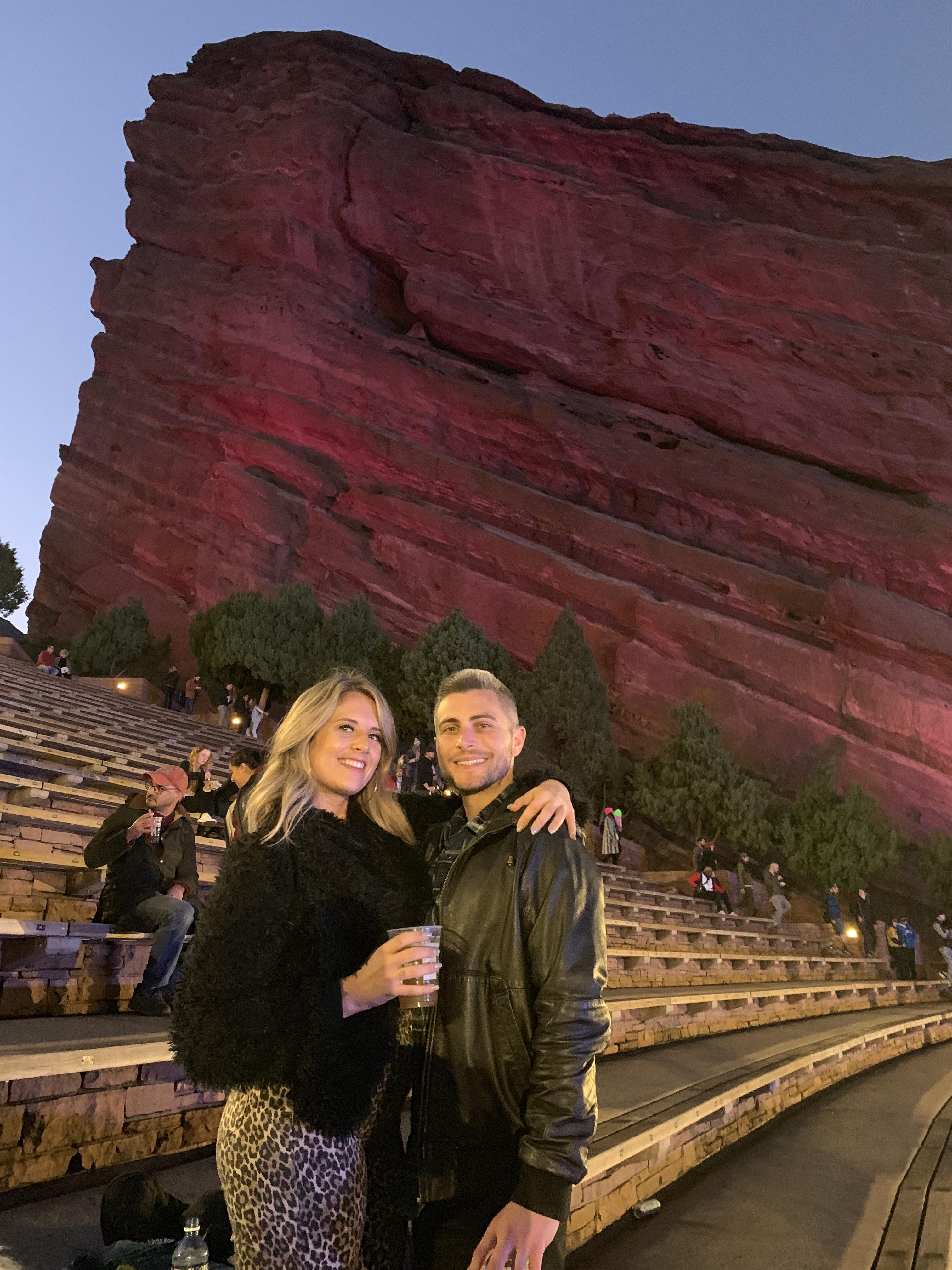 When we went to Red Rocks to …