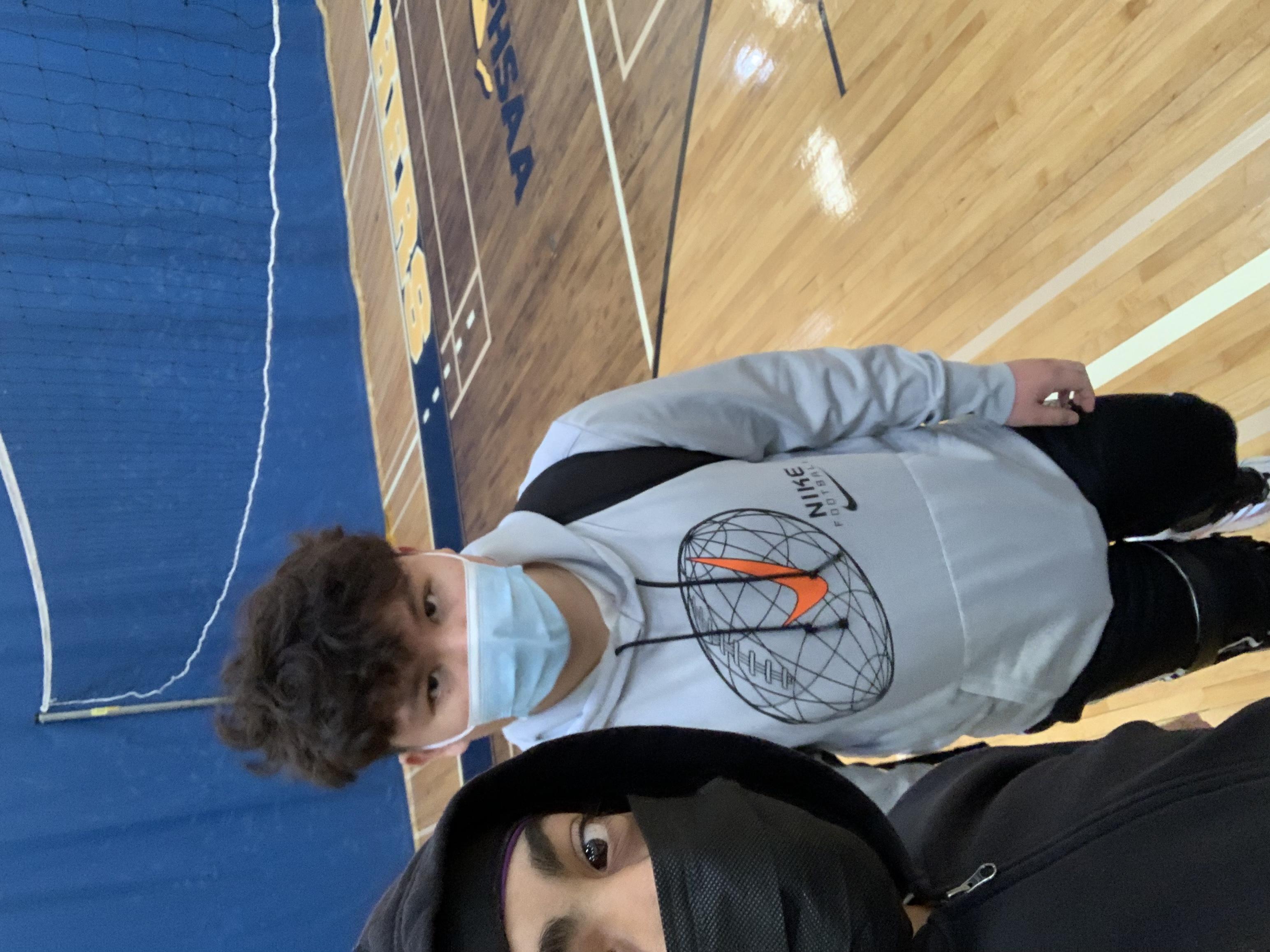 Liam in the gym