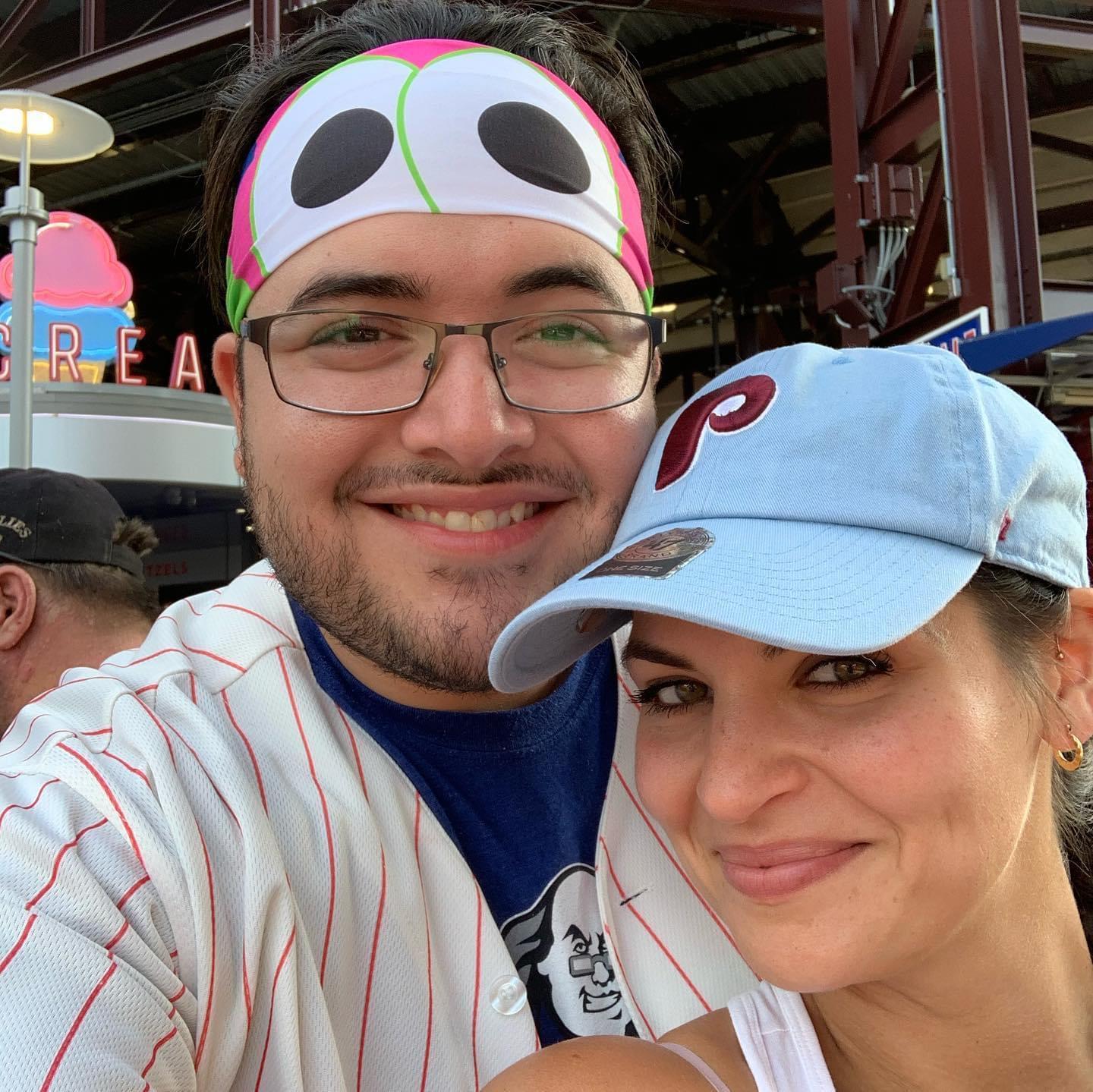 first Phillies game with Vale…
