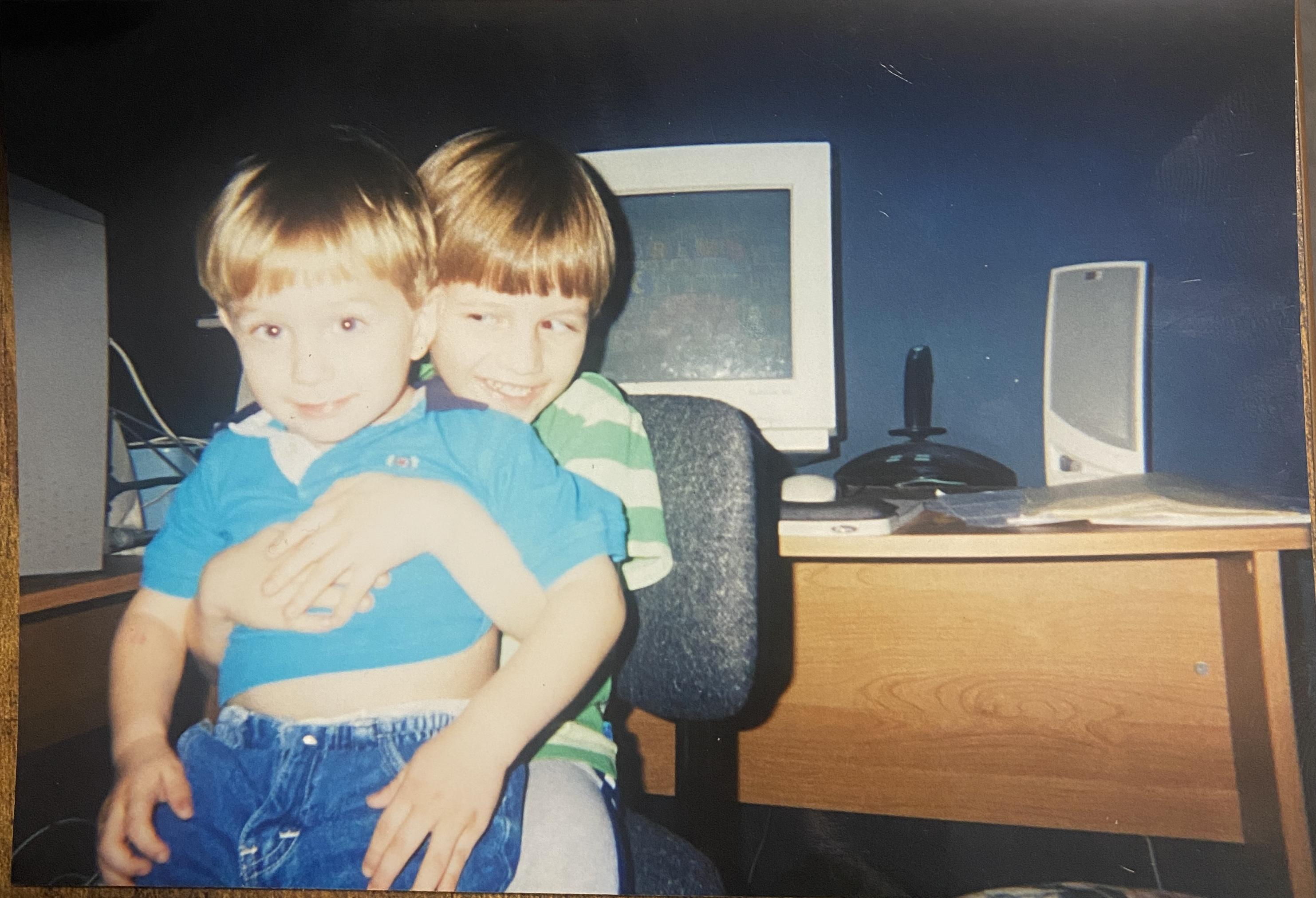 Ian and Noah on the family co…