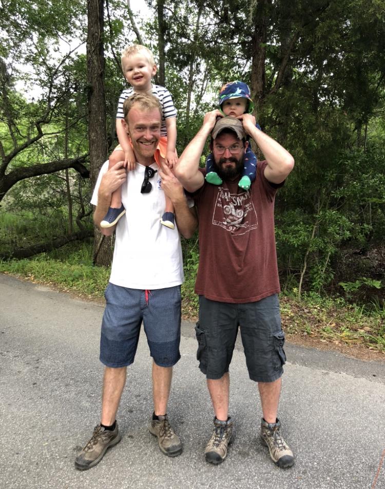 Bryan Alden Steve and Zachary