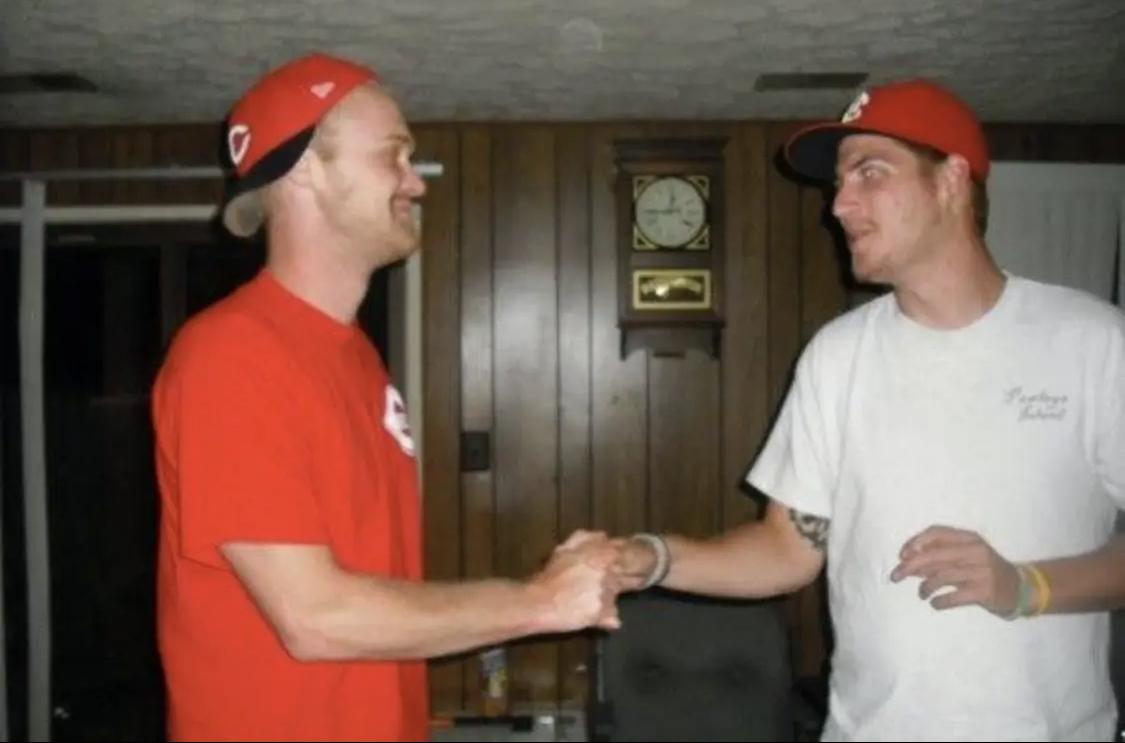 Bryan and me making bets