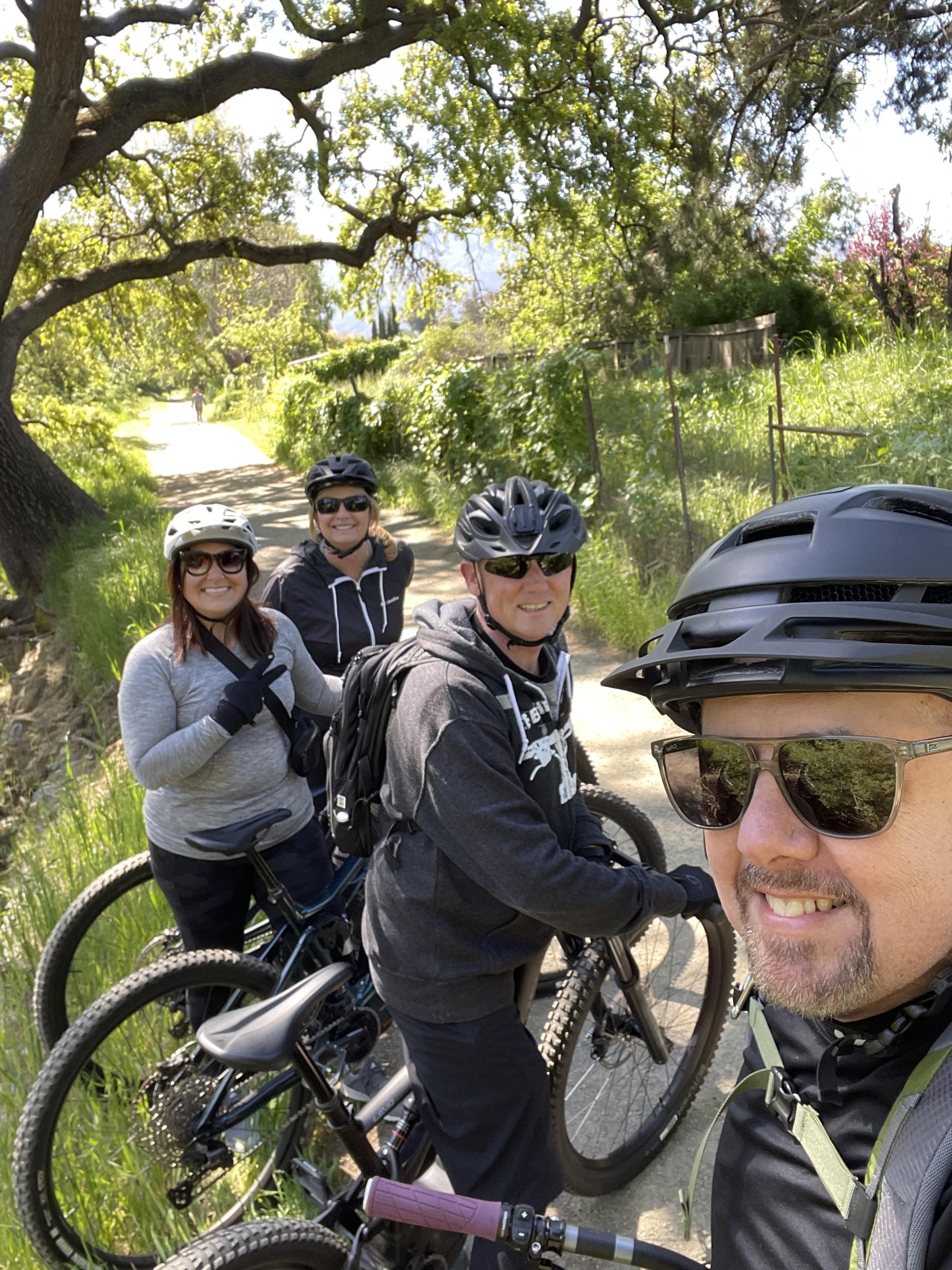 One of many bike rides in our…