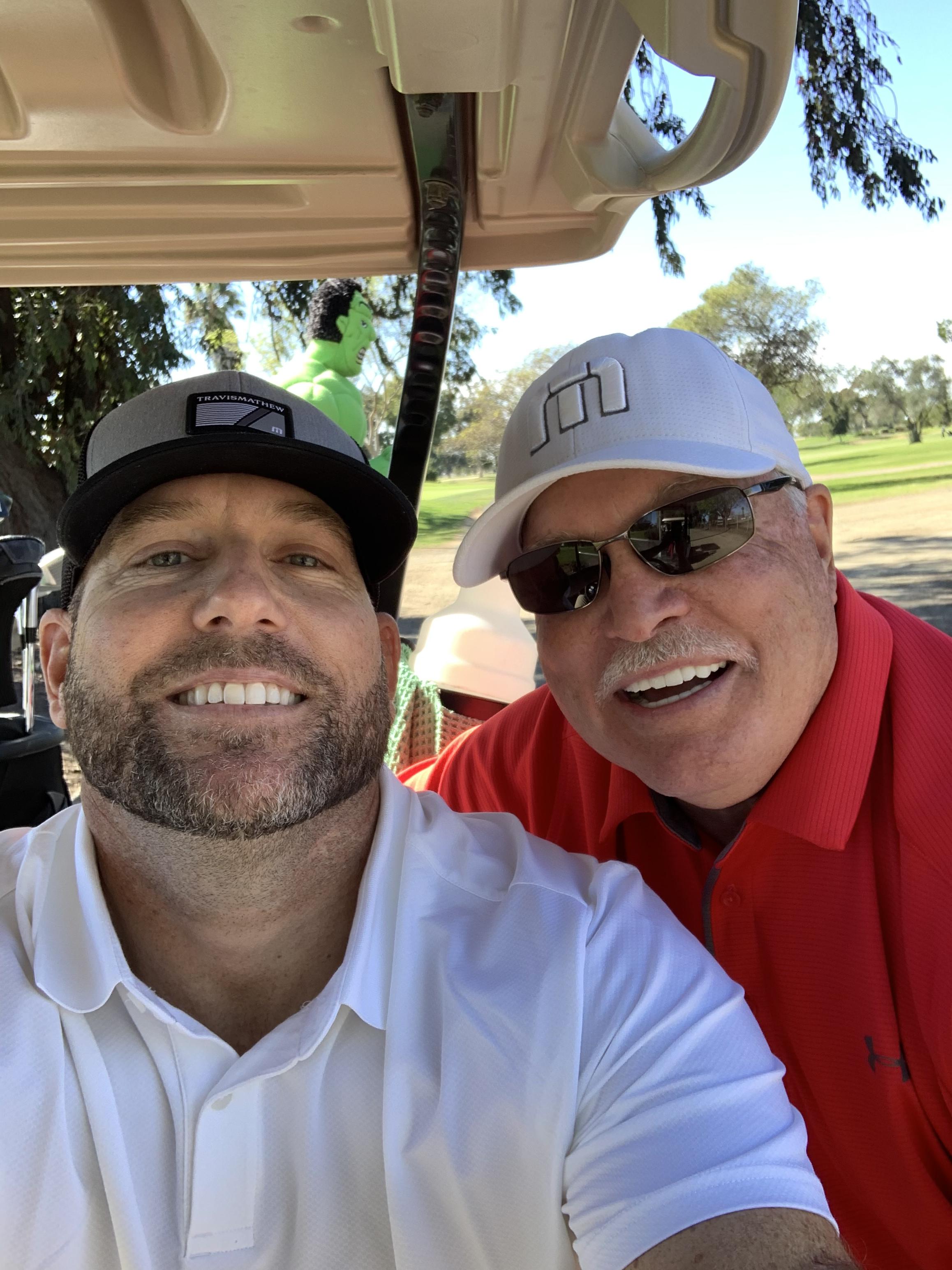 Missin our golf days, dad!