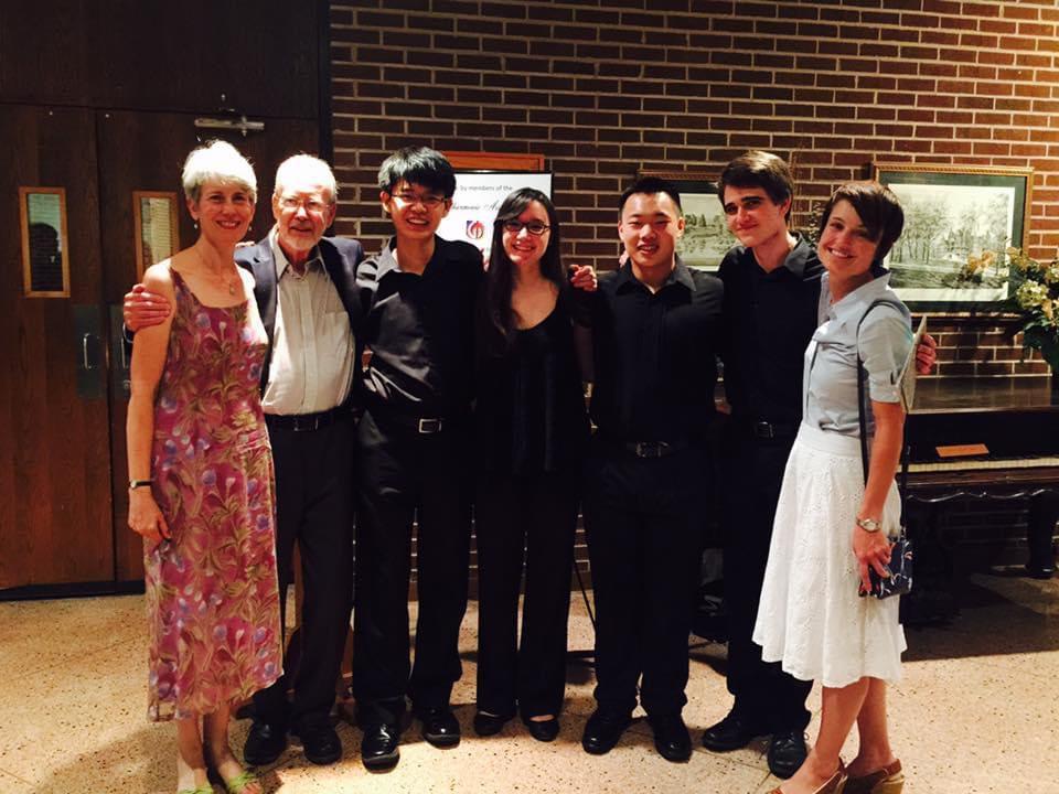 Hugh with the PA Quartet at o…