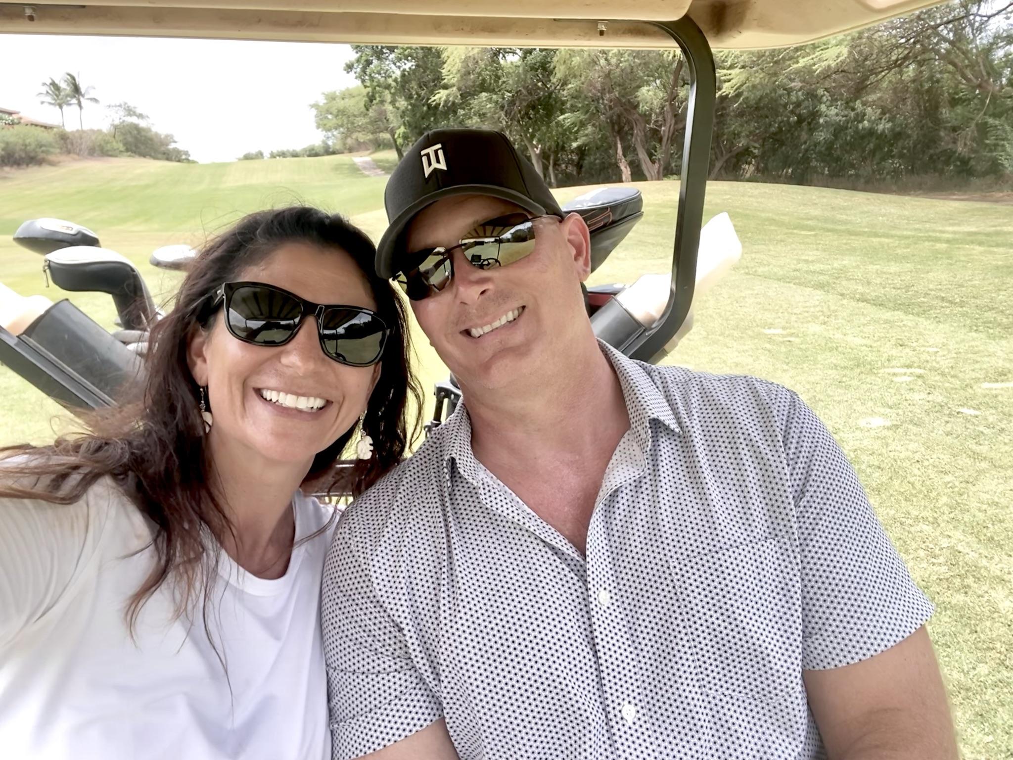 Katie and Damiens epic golf d…