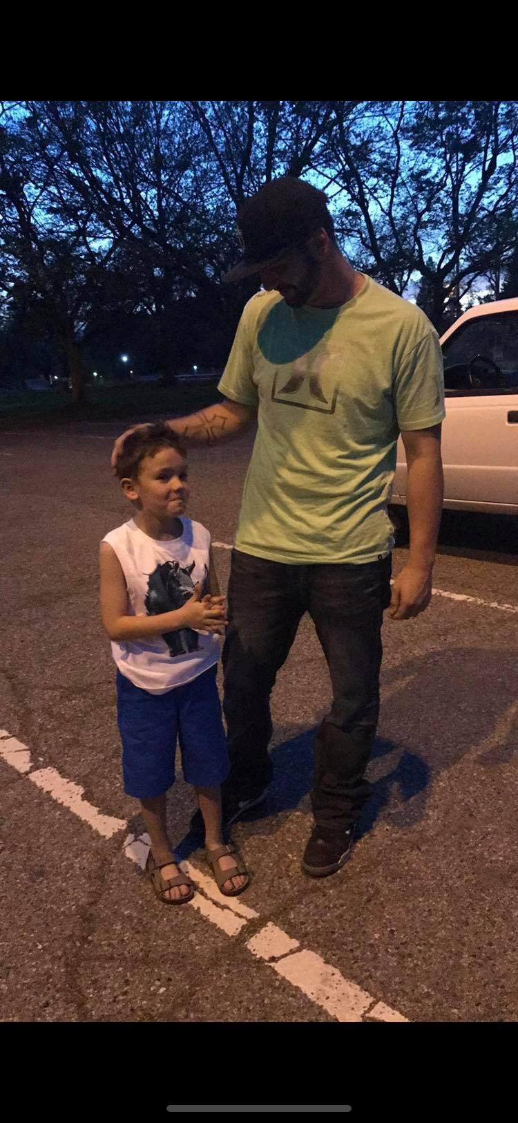Kolbey and his Dad