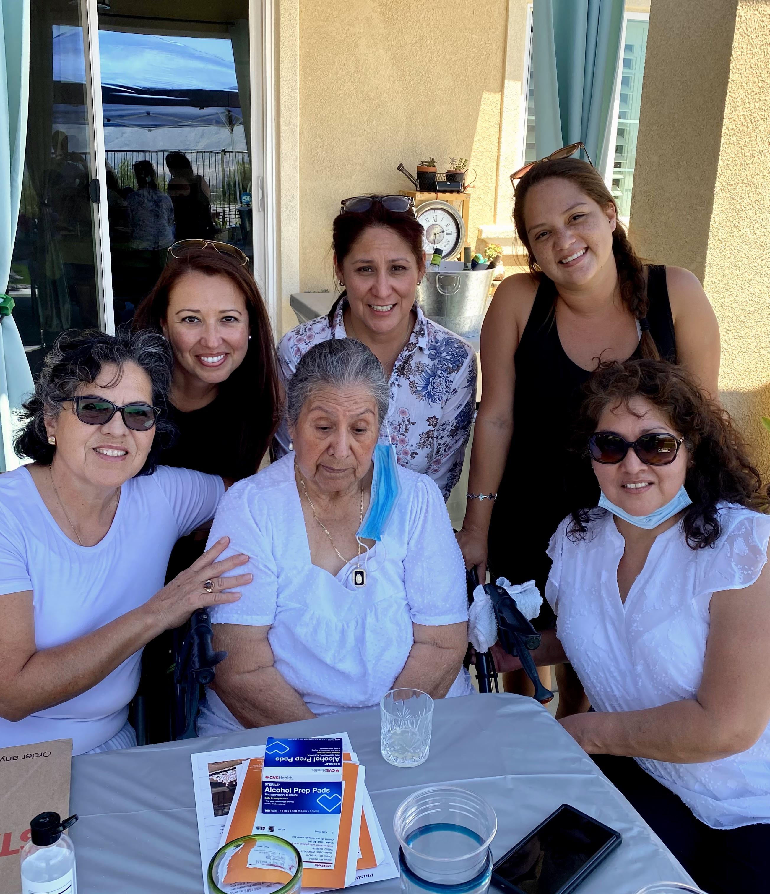 Family gathering after Grandp…