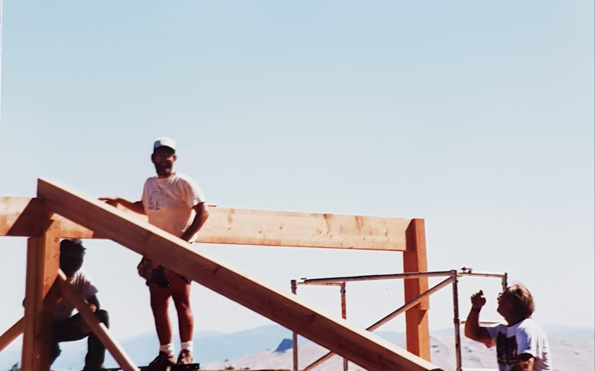 The raising  of the roof, tha…