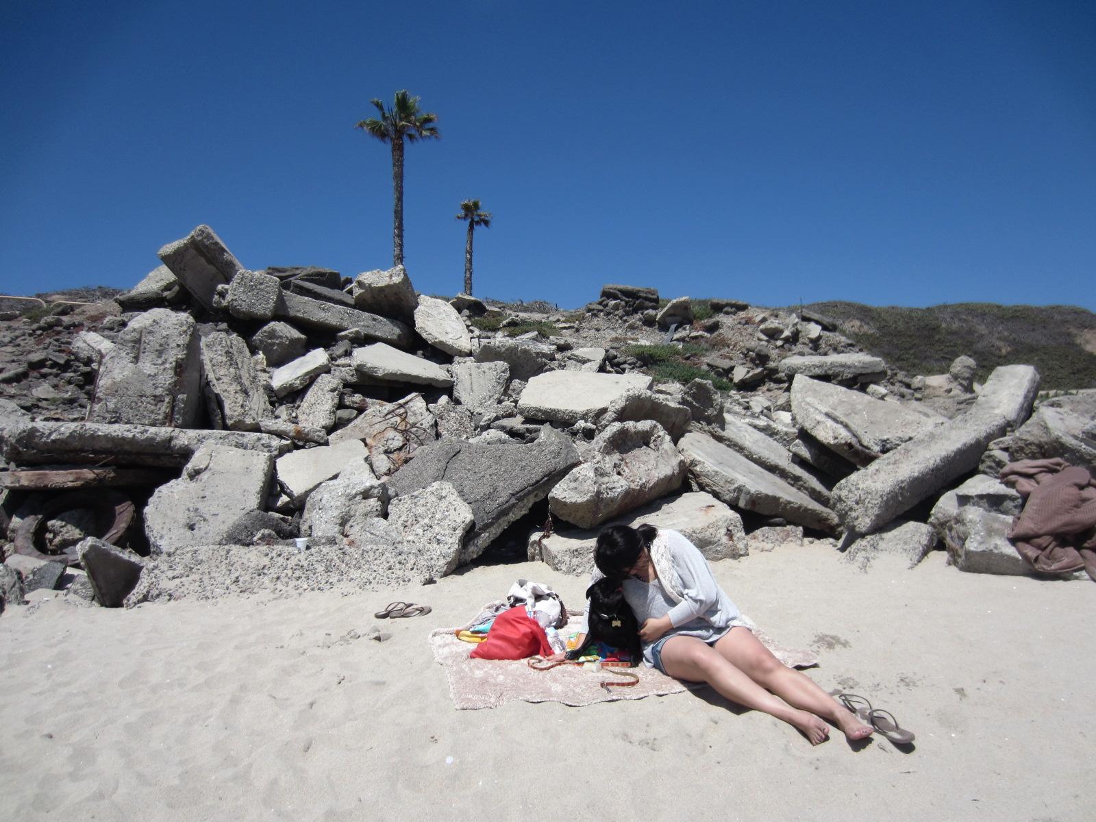 Both of us loved the beach so…