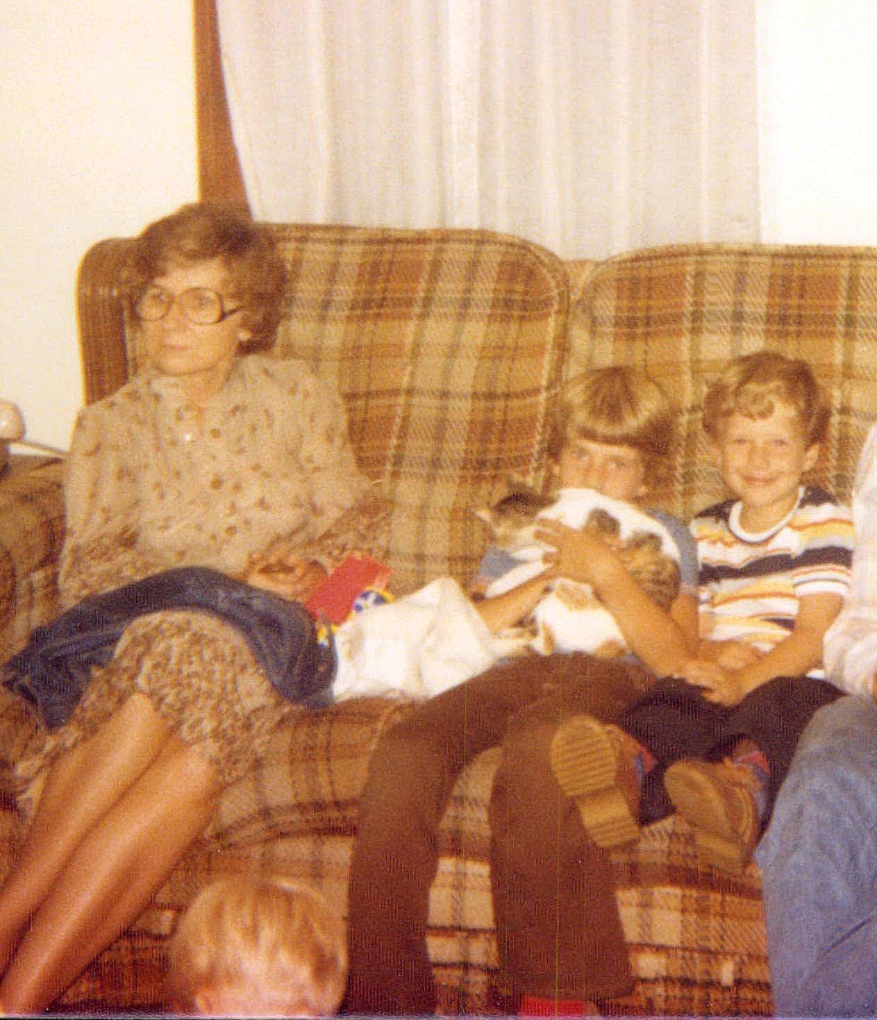 Grandma with Dan and Chris