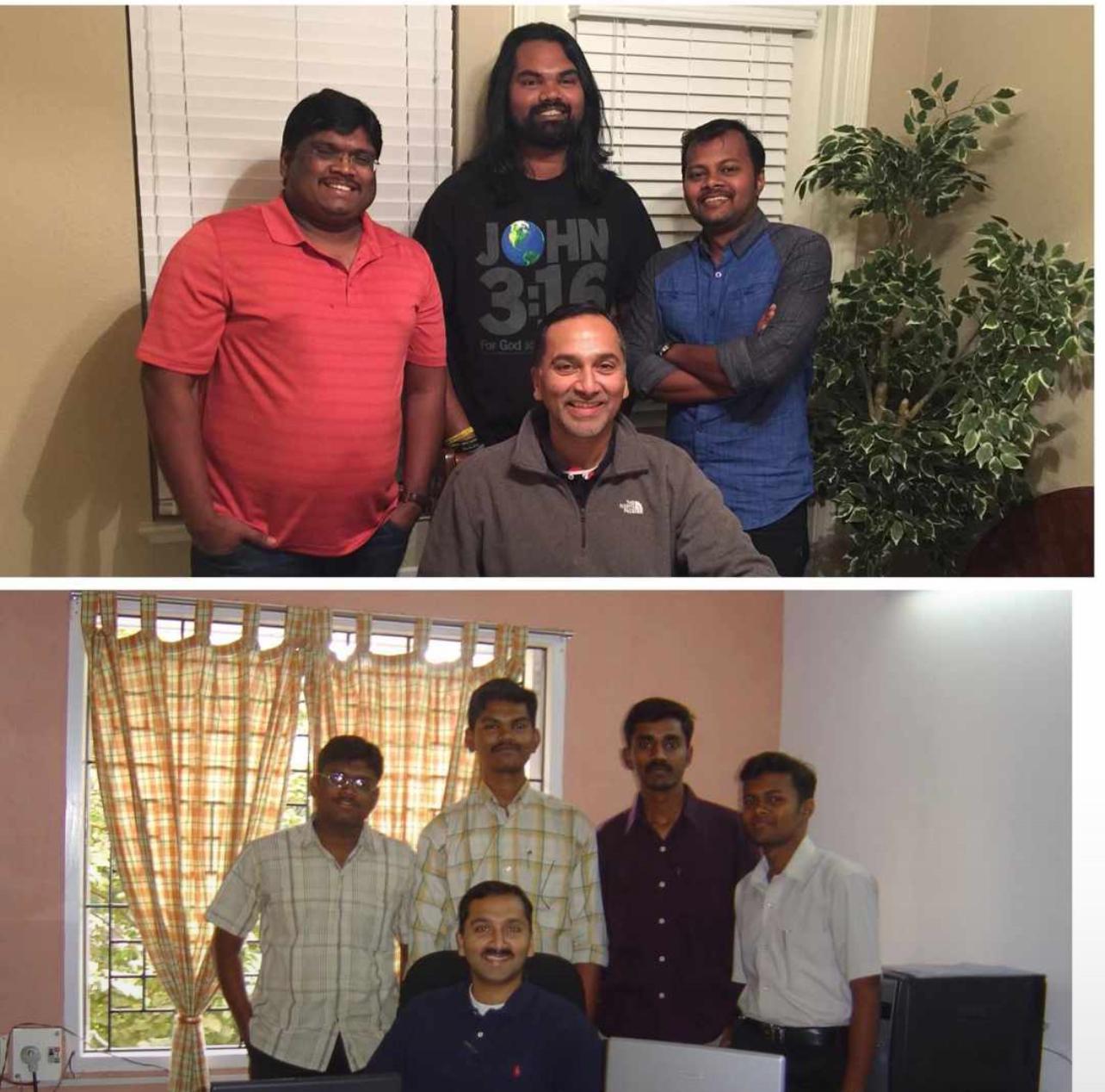 Niranjan with friends