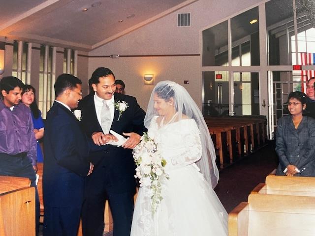 Niranjan at our wedding.  He …