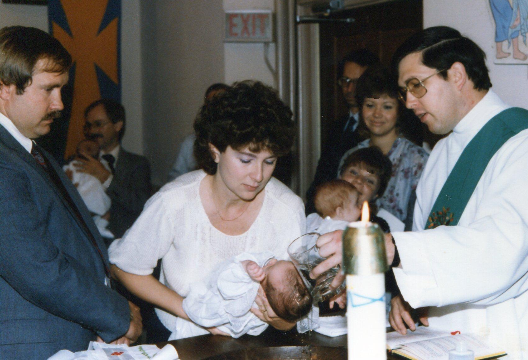 Tom & Sue with baby Carl'…