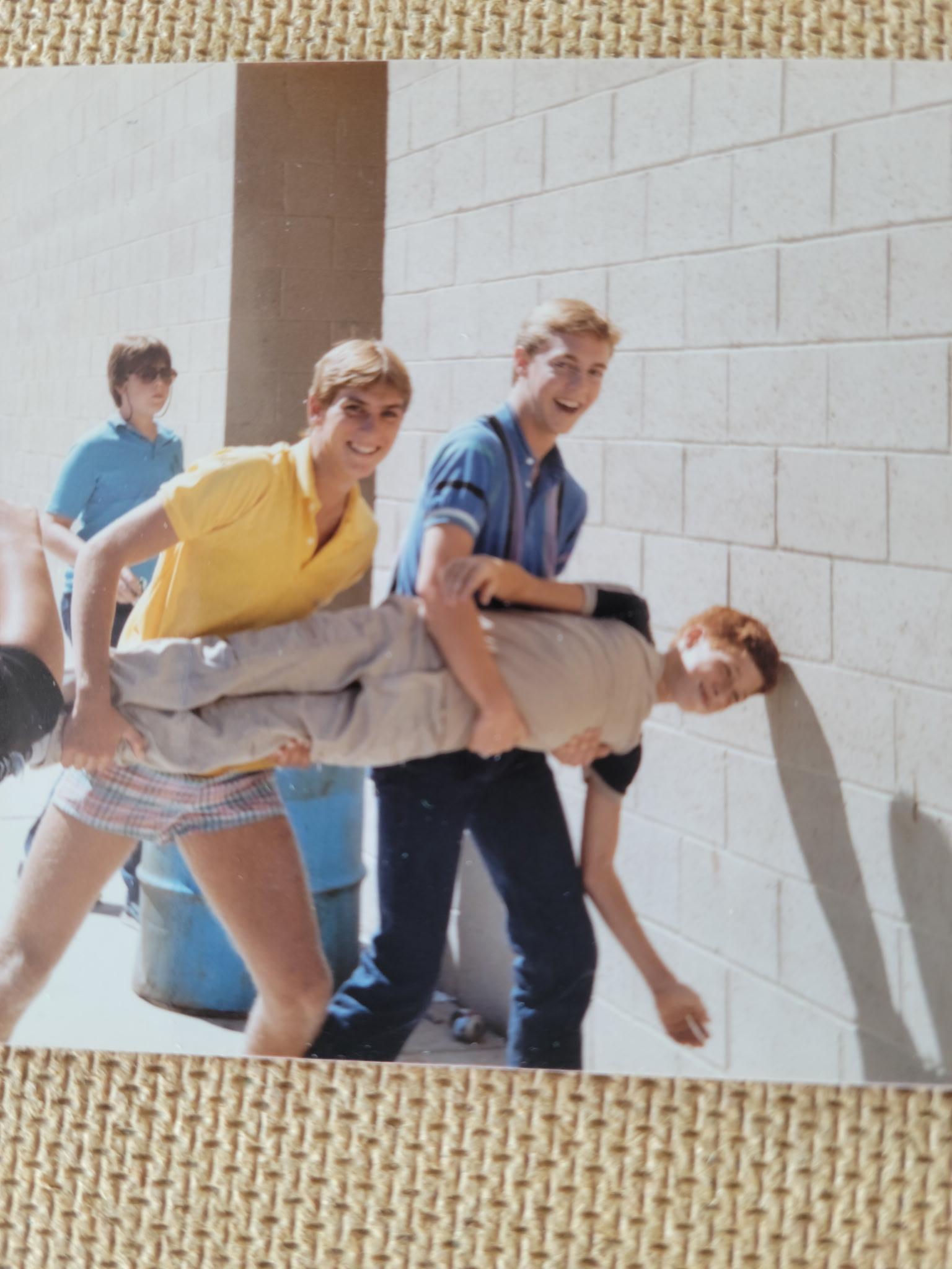 Todd Hume, having fun with a …