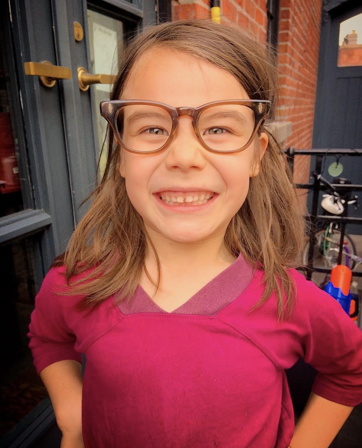 Trying on my glasses (as a pr…