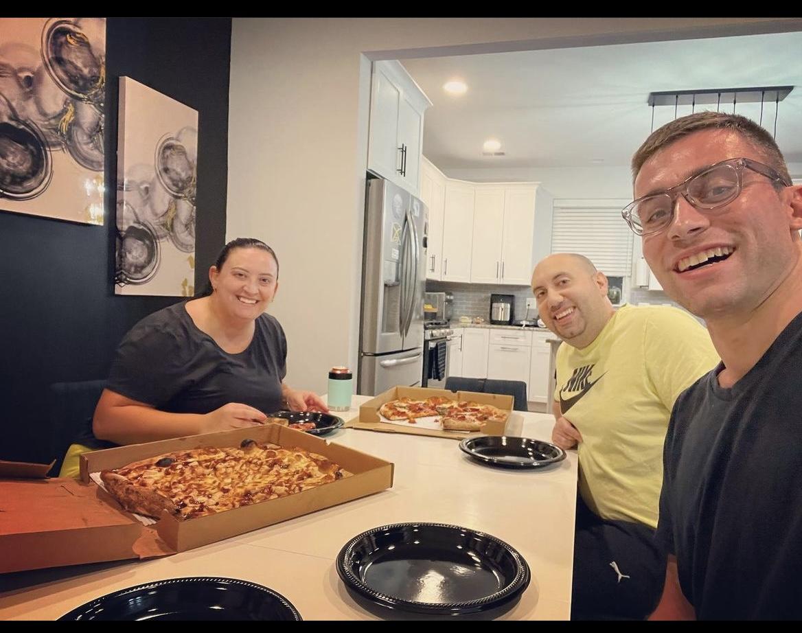 Showing Jon our house this pa…