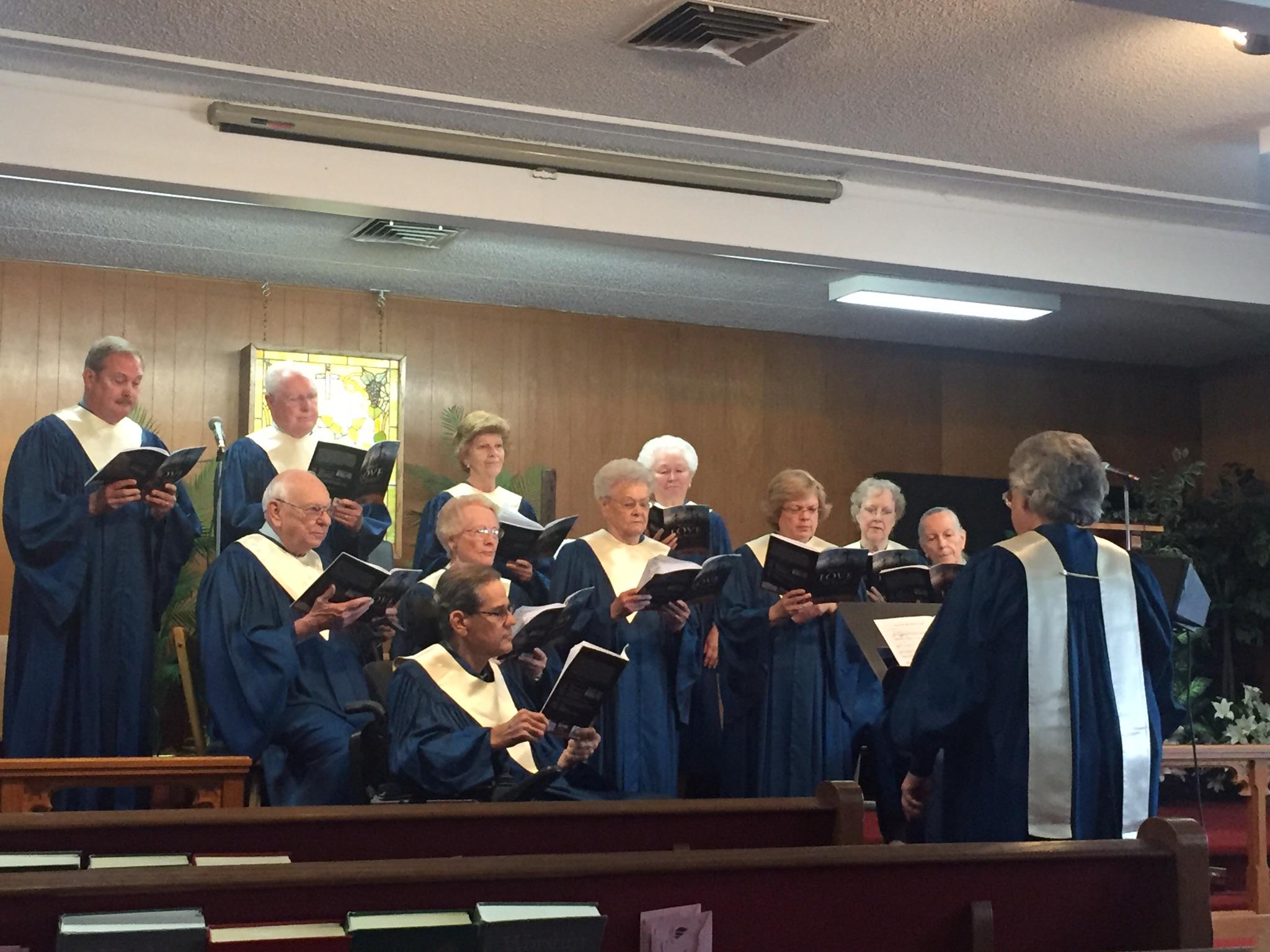 Norma singing in her church c…