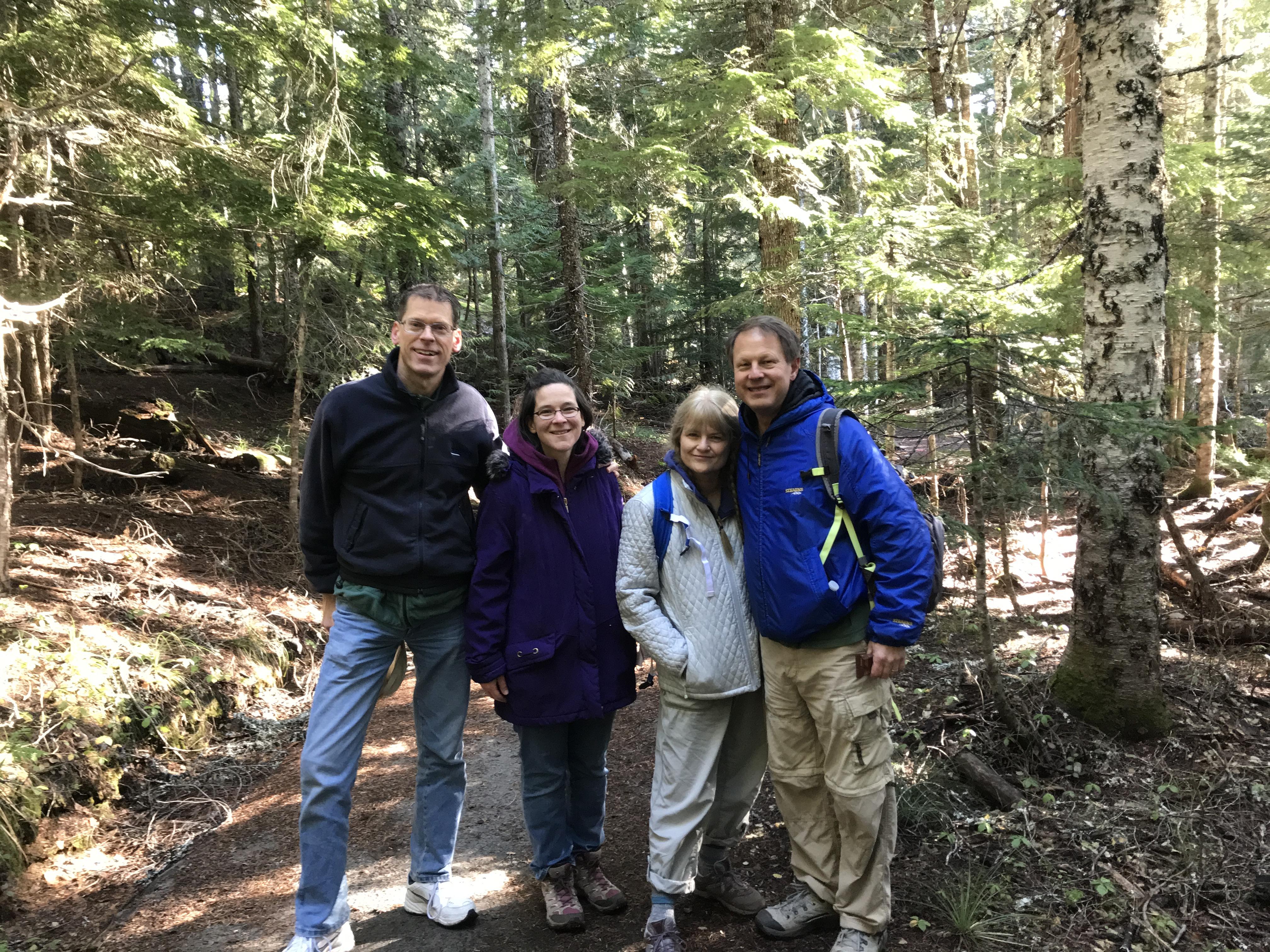Hiking together at Mt. Hood