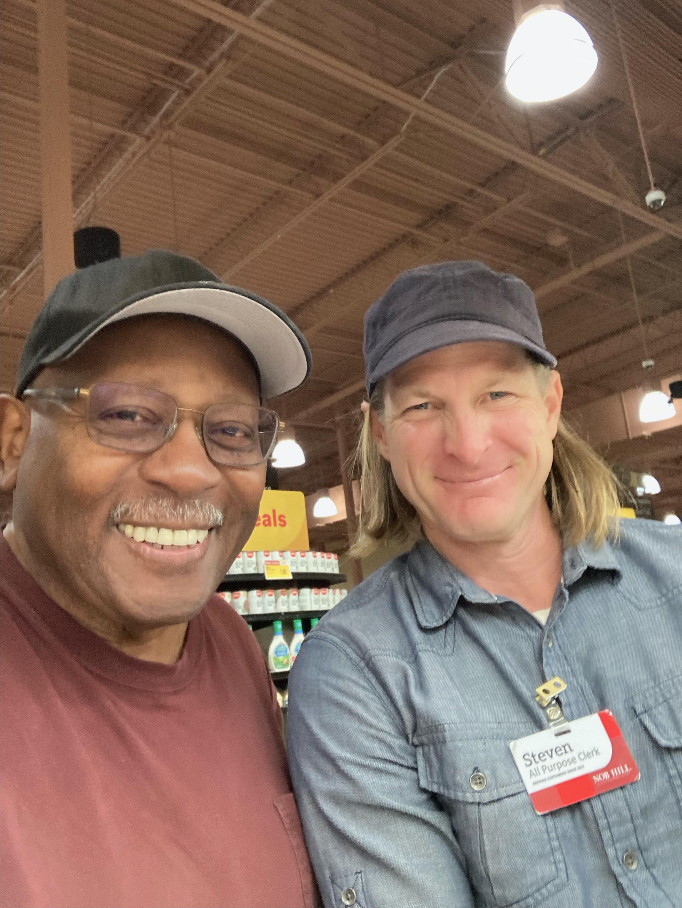 with Ron Acker at work, 2/27/…
