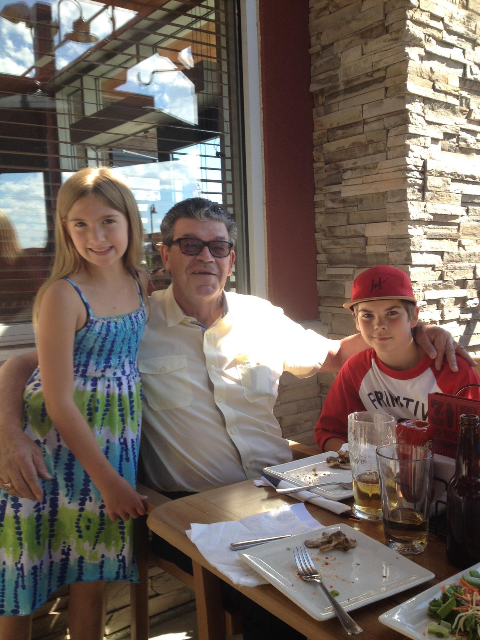 Papa John with his grandchild…