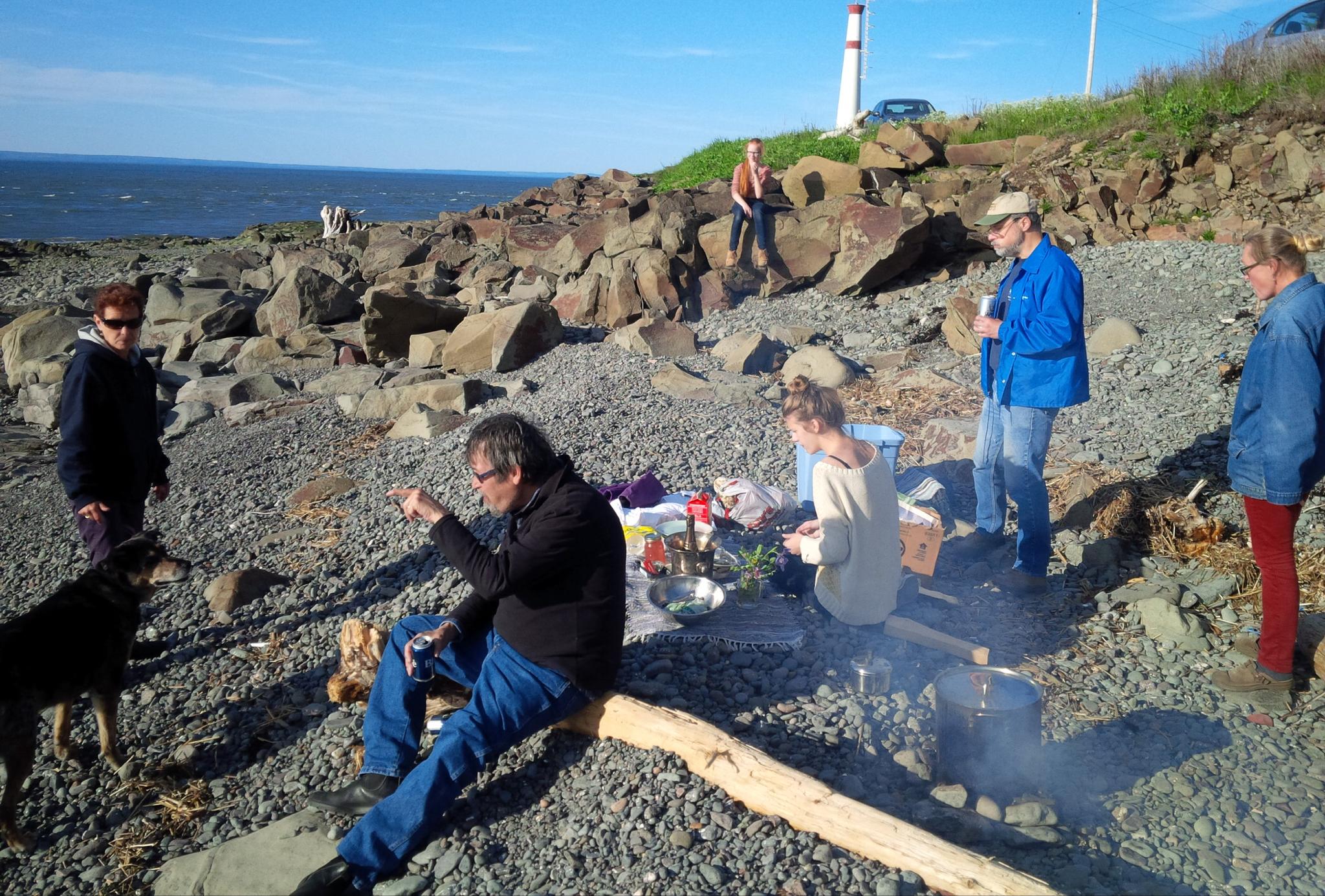 Lobster boil, Black Rock, N.S…
