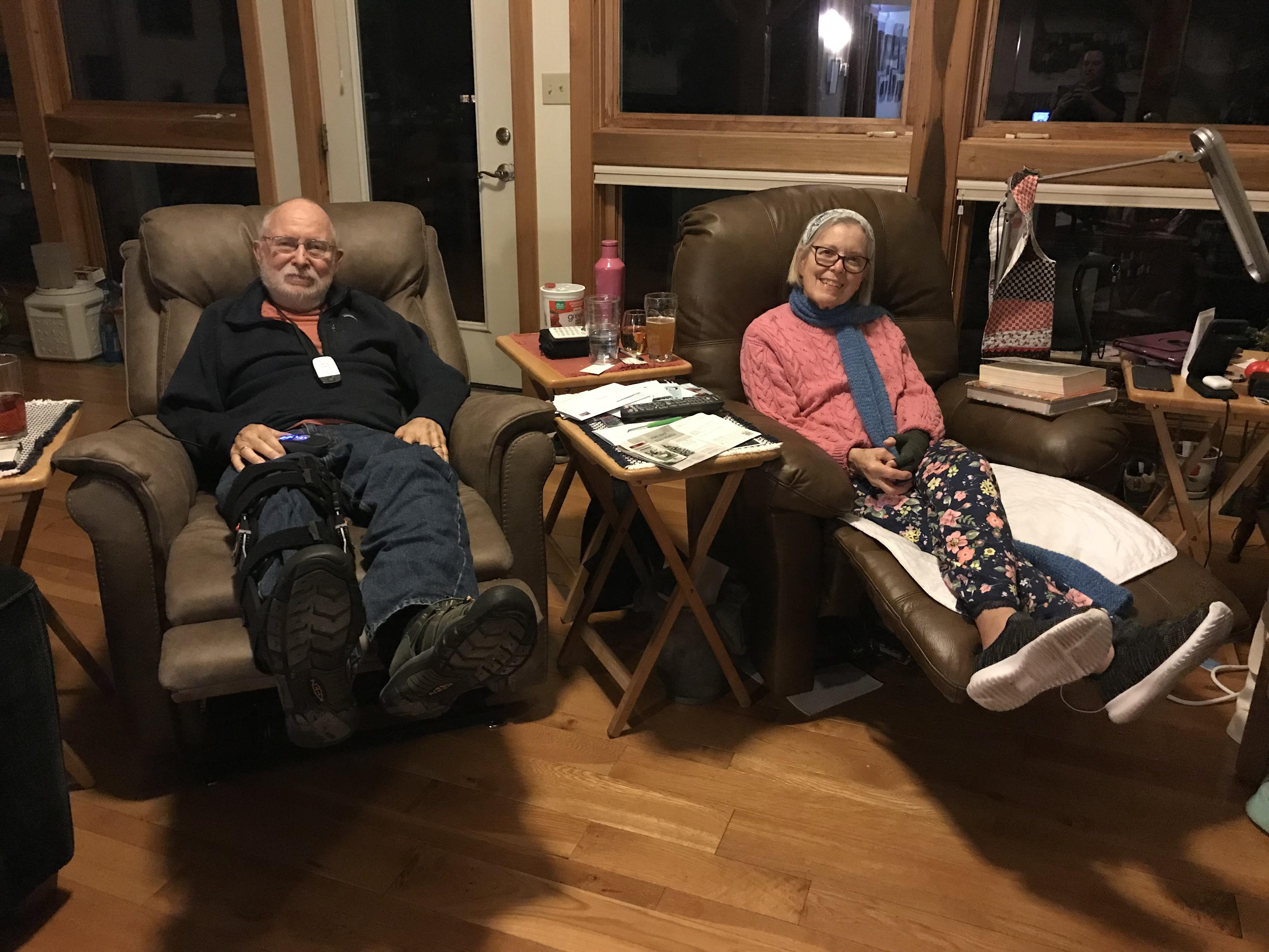 New chairs for Steve and Patty