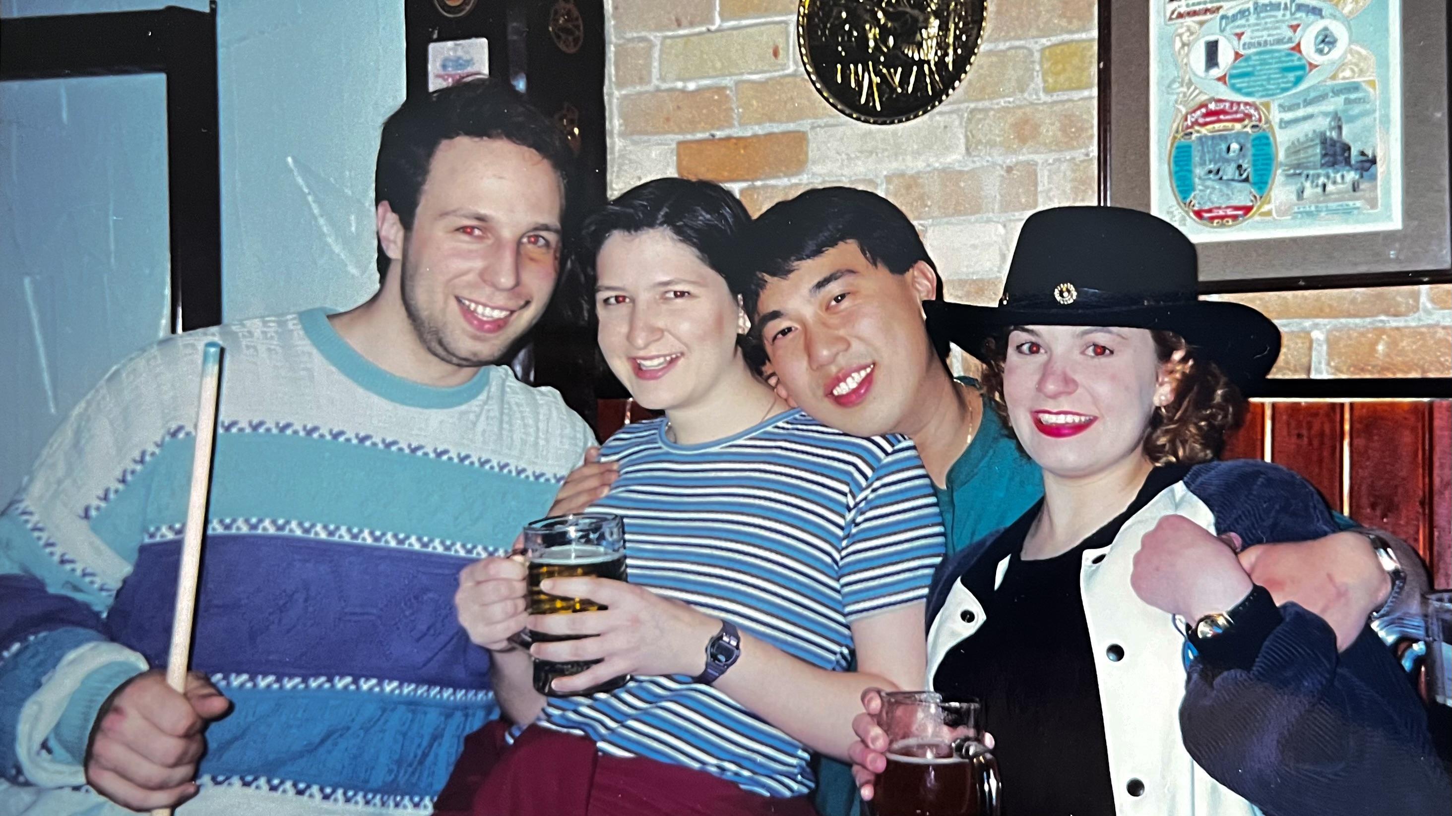 Carole partying in university…