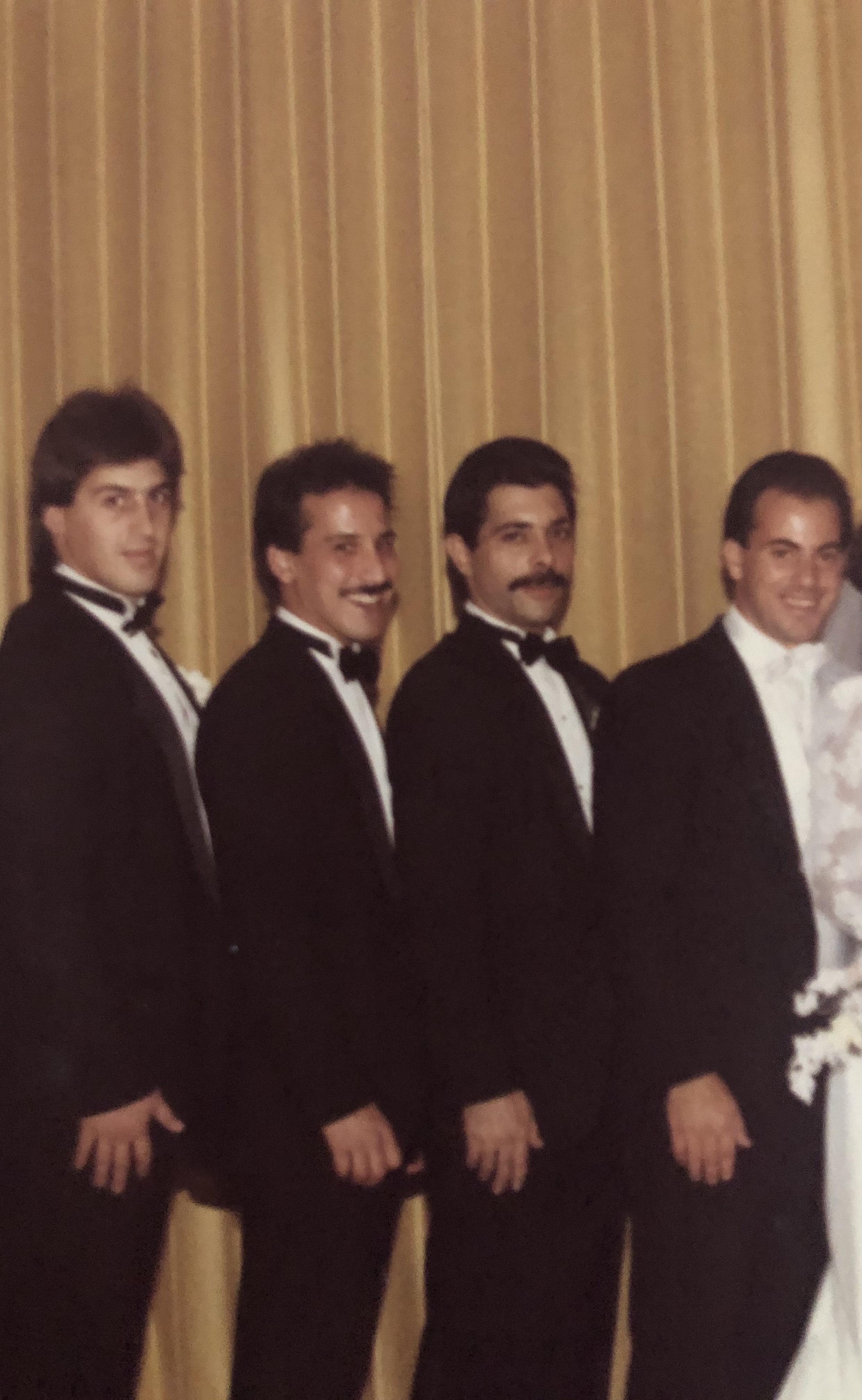 Rocky usher at our wedding