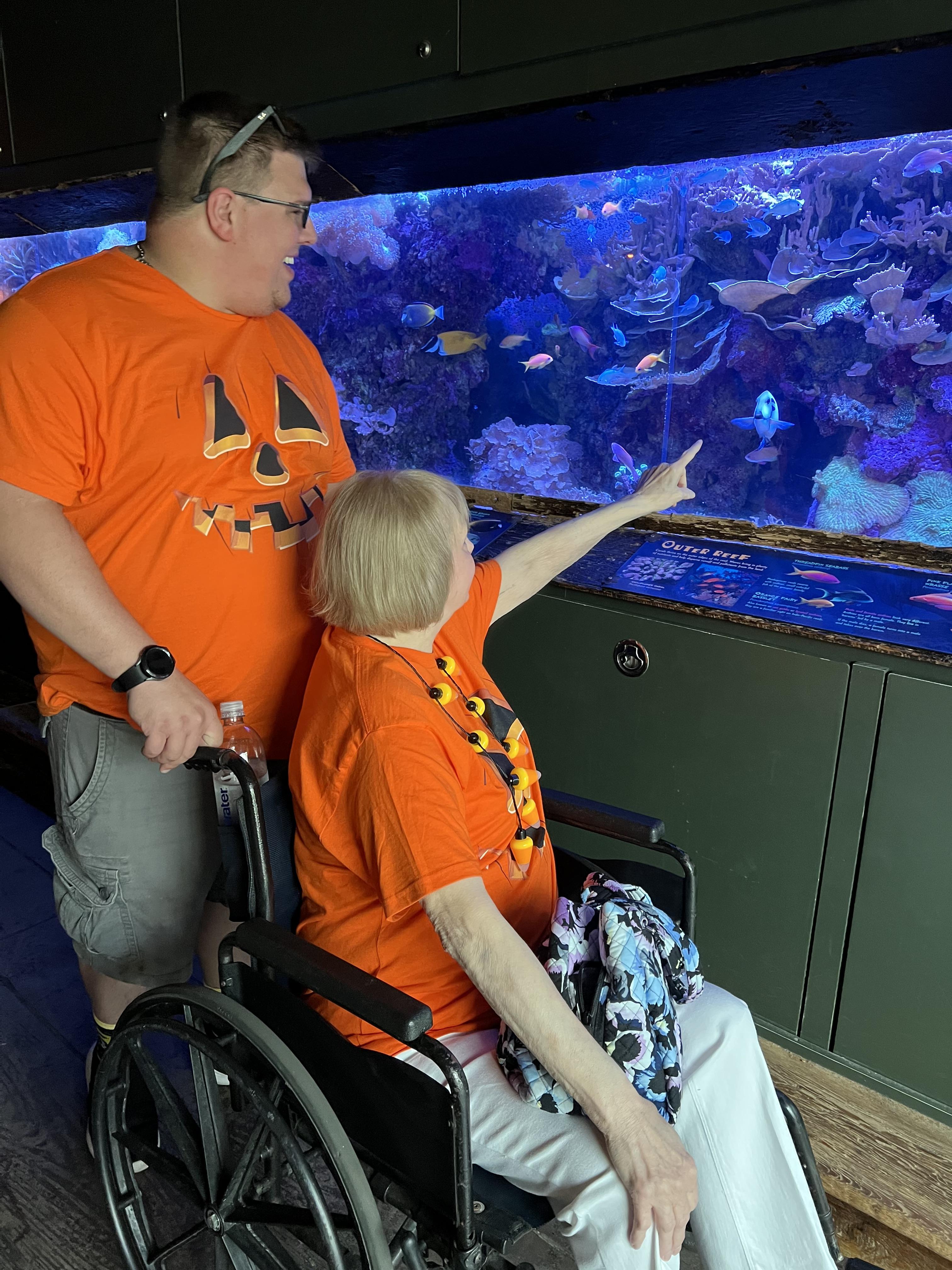 A trip to the aquarium. Gramm…