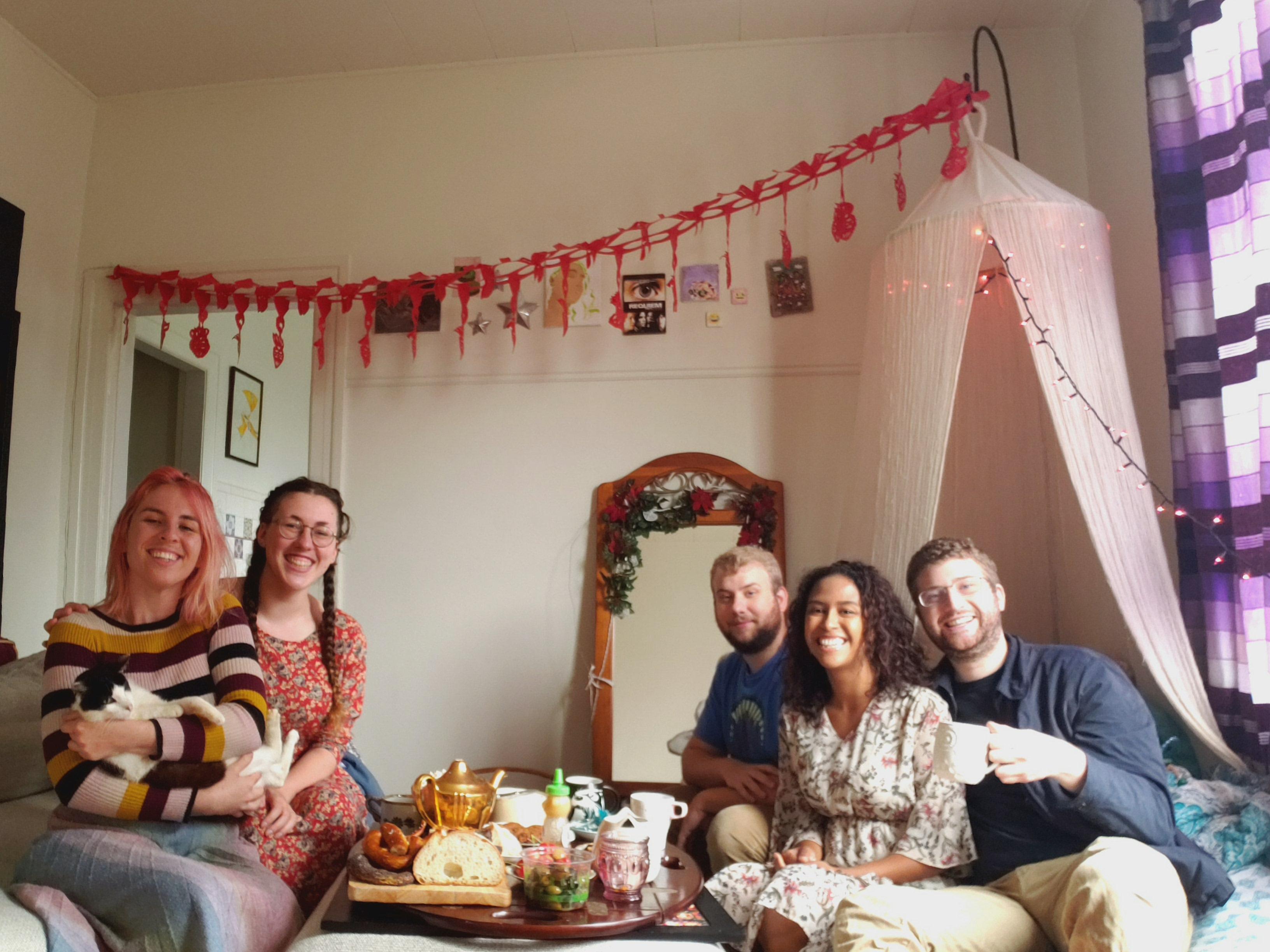 Sam with me and some friends …