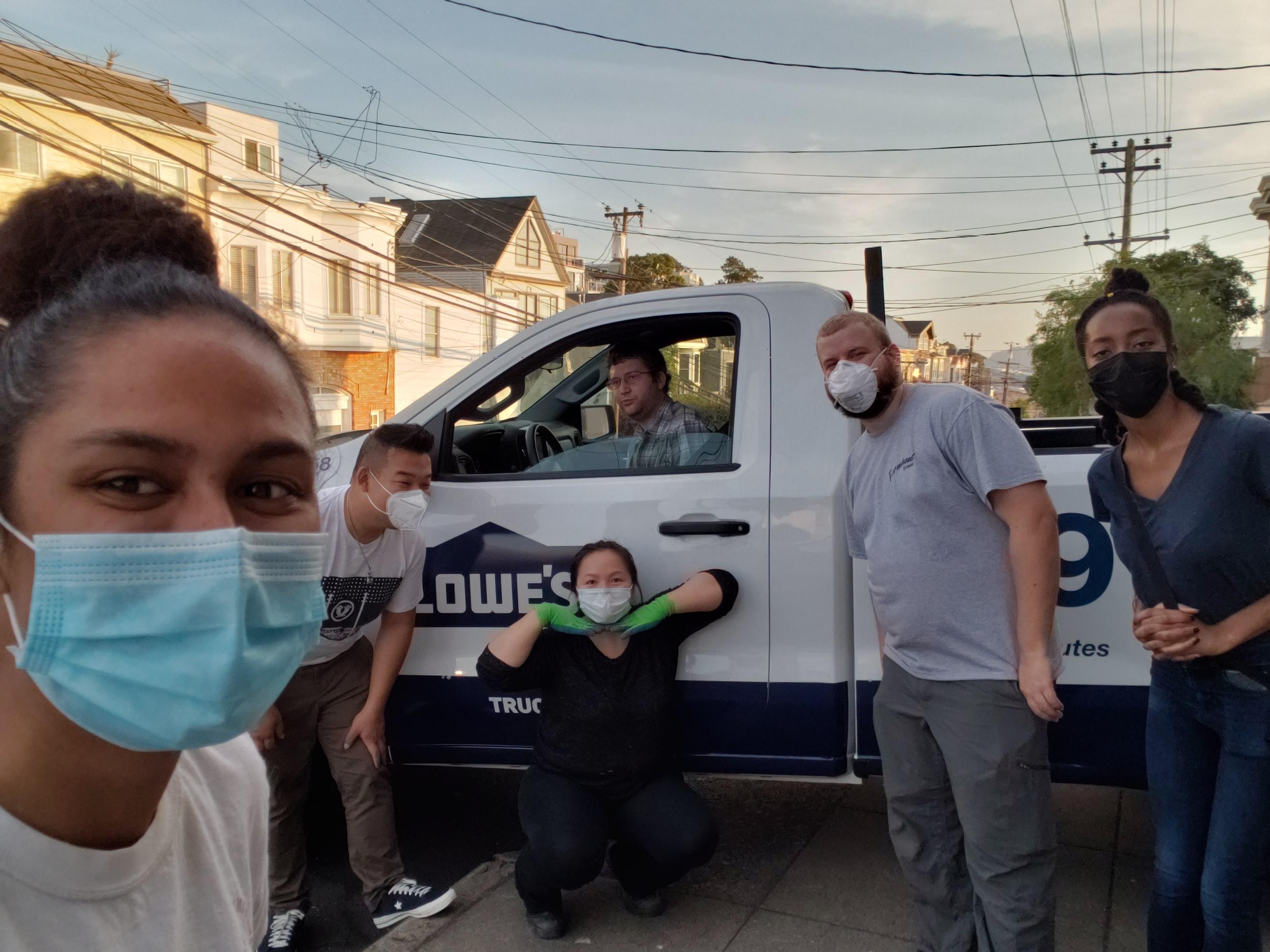 When Sam helped me move - he …