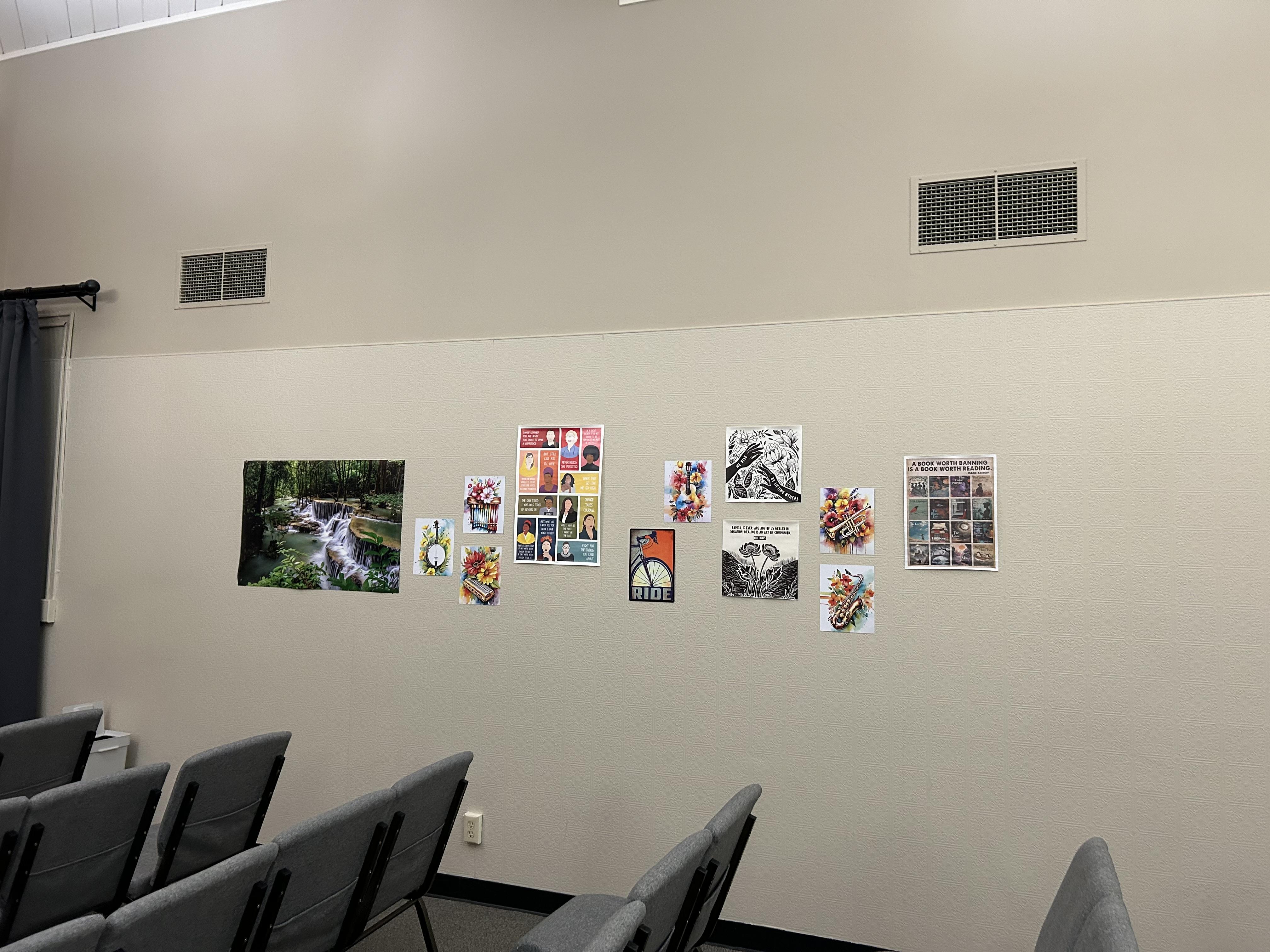 And adding color to brighten …