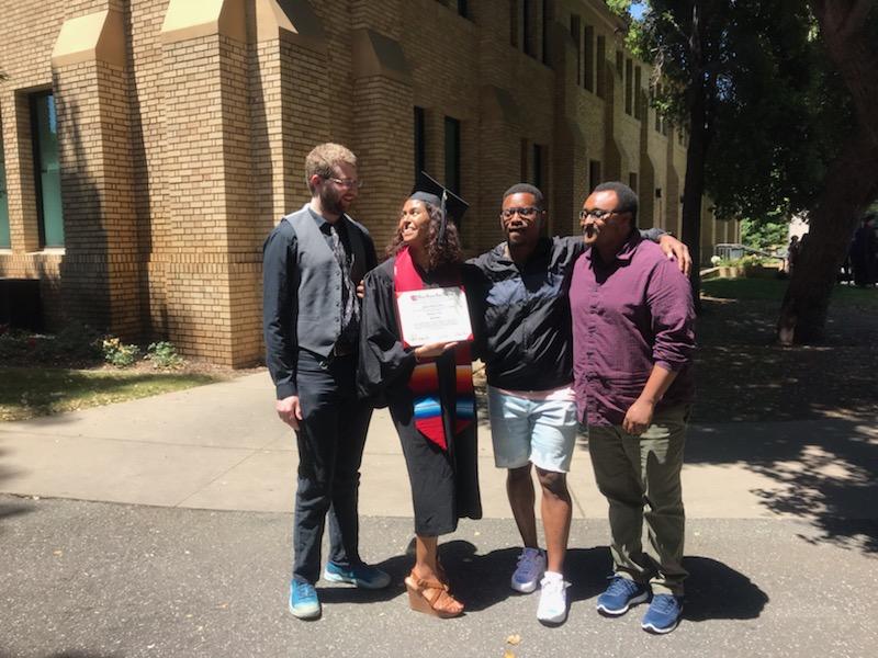 Sam at my graduation. He drov…