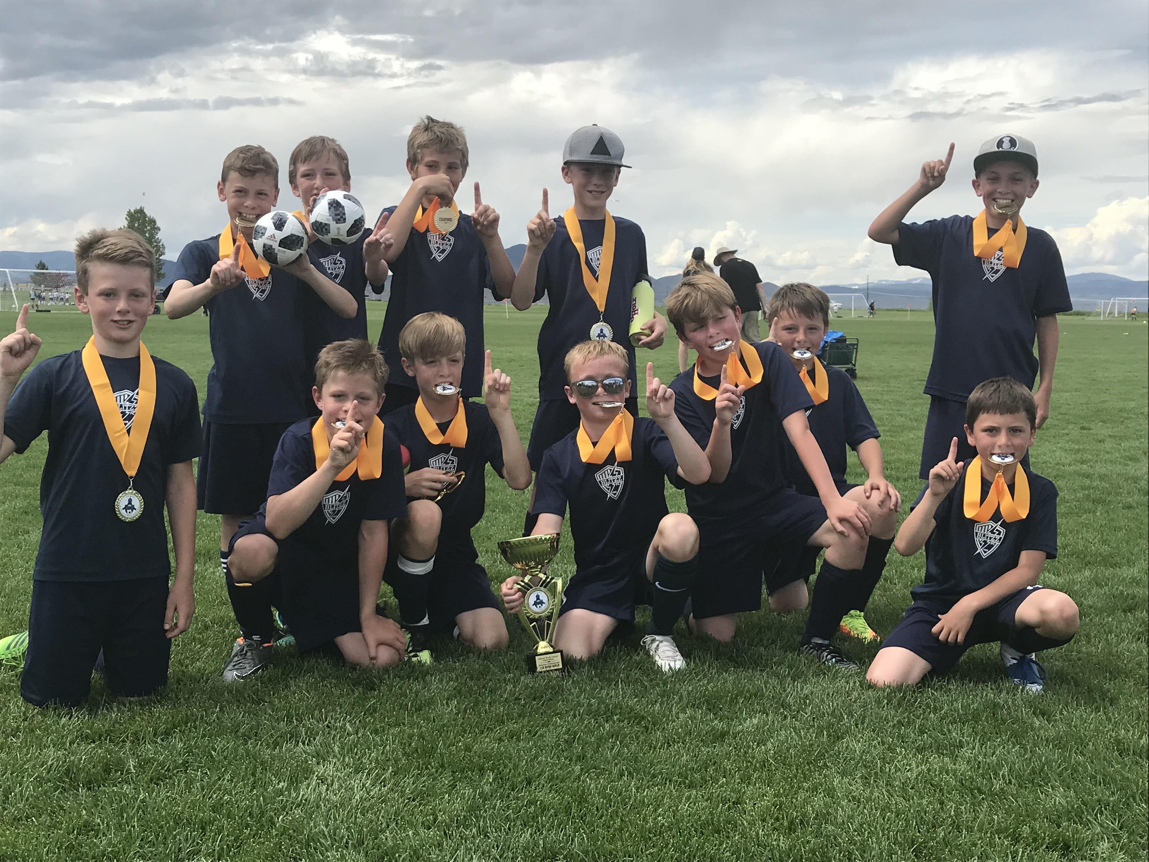Blitzz soccer team beating Mi…