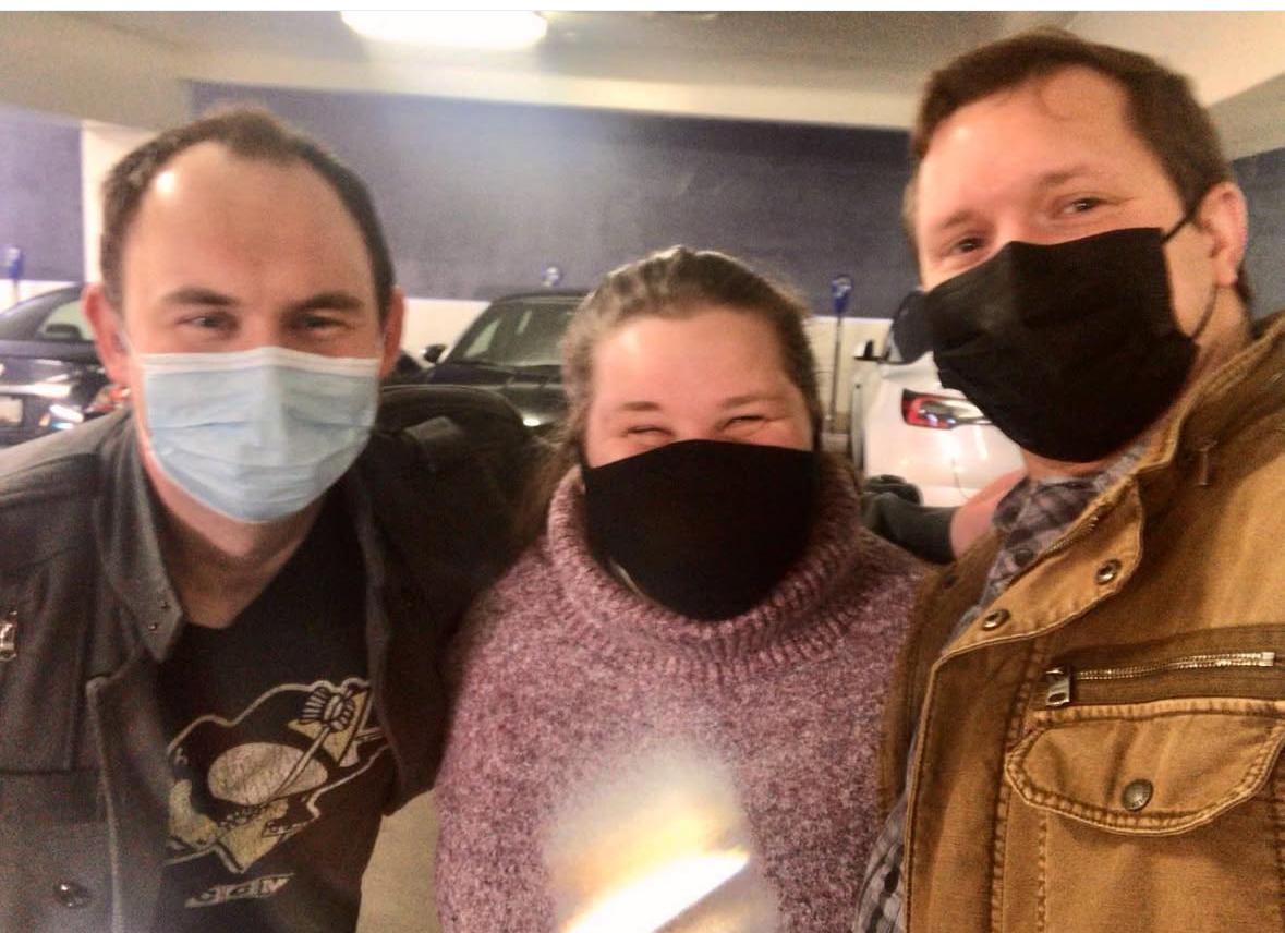 Andrew, Patty and Jason durin…