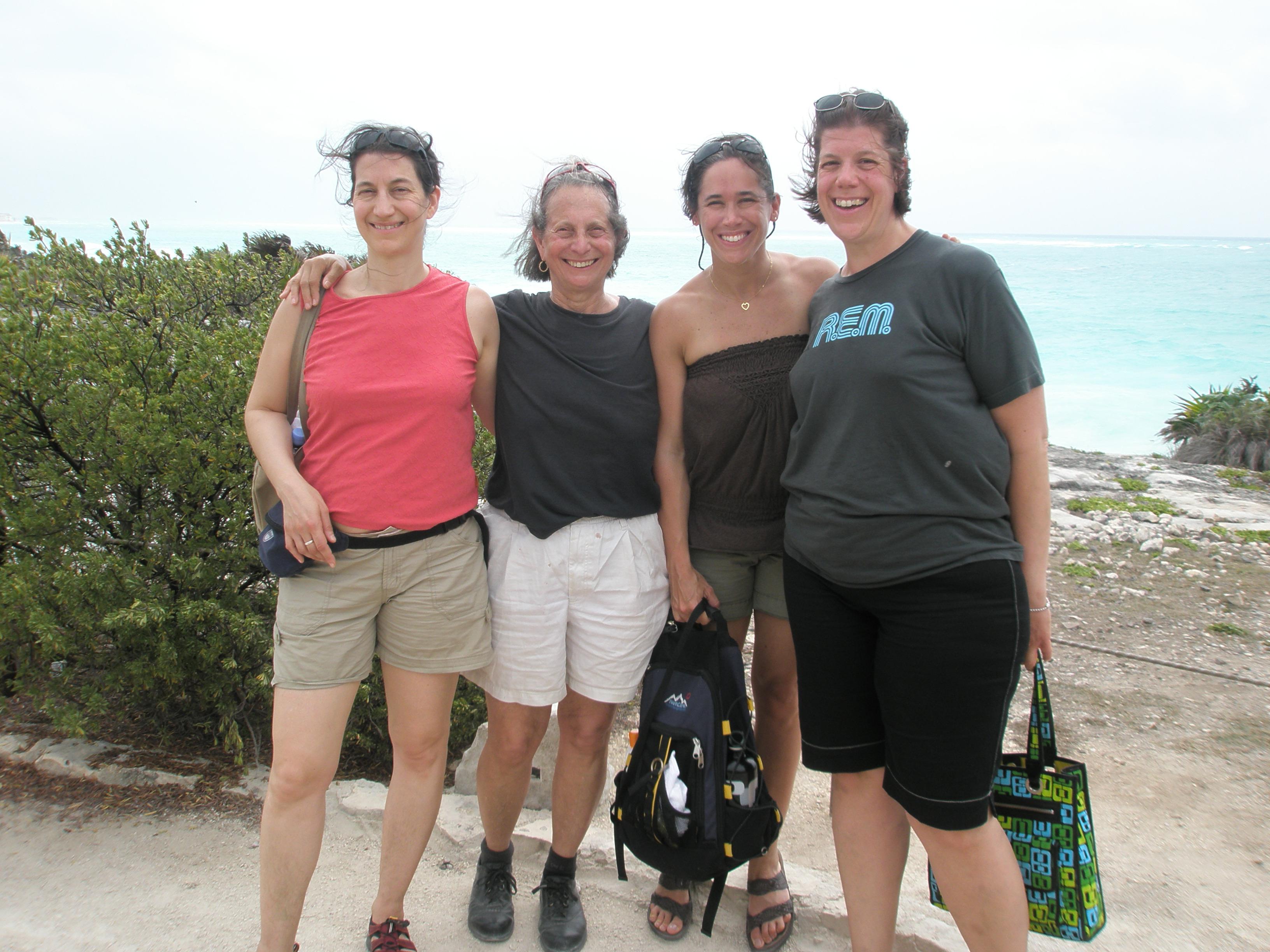 Visiting Tulum during Michele…